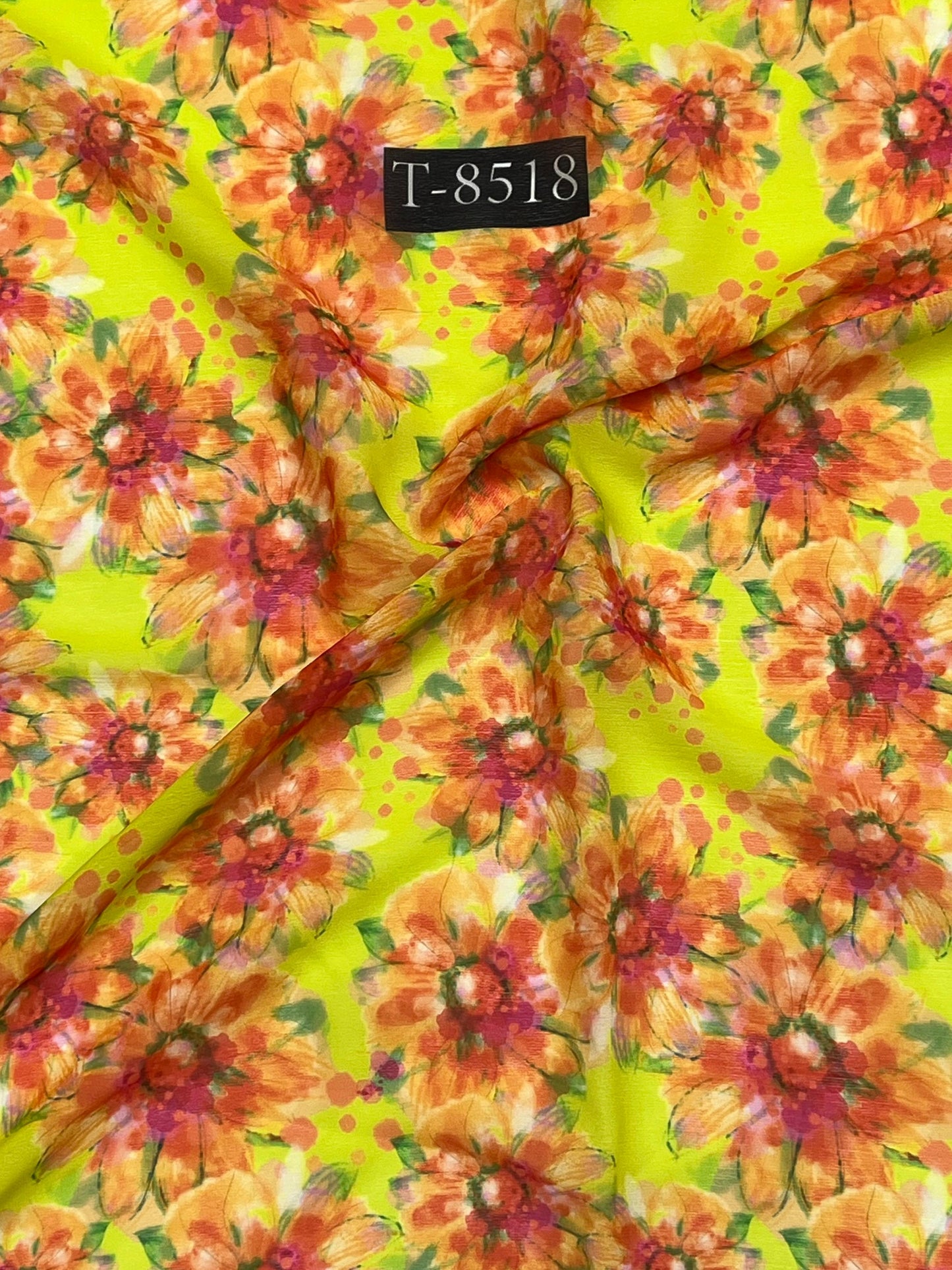 FLORAL CHIFFON FABRICS