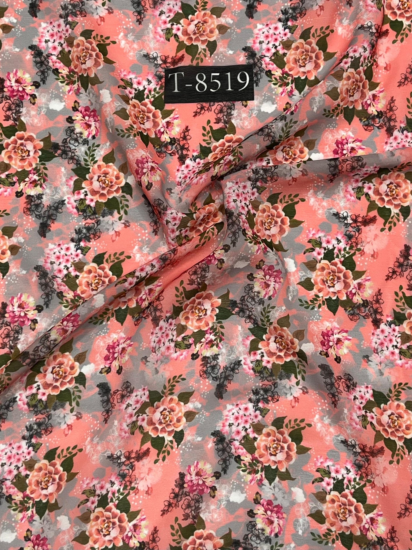 FLORAL CHIFFON FABRICS