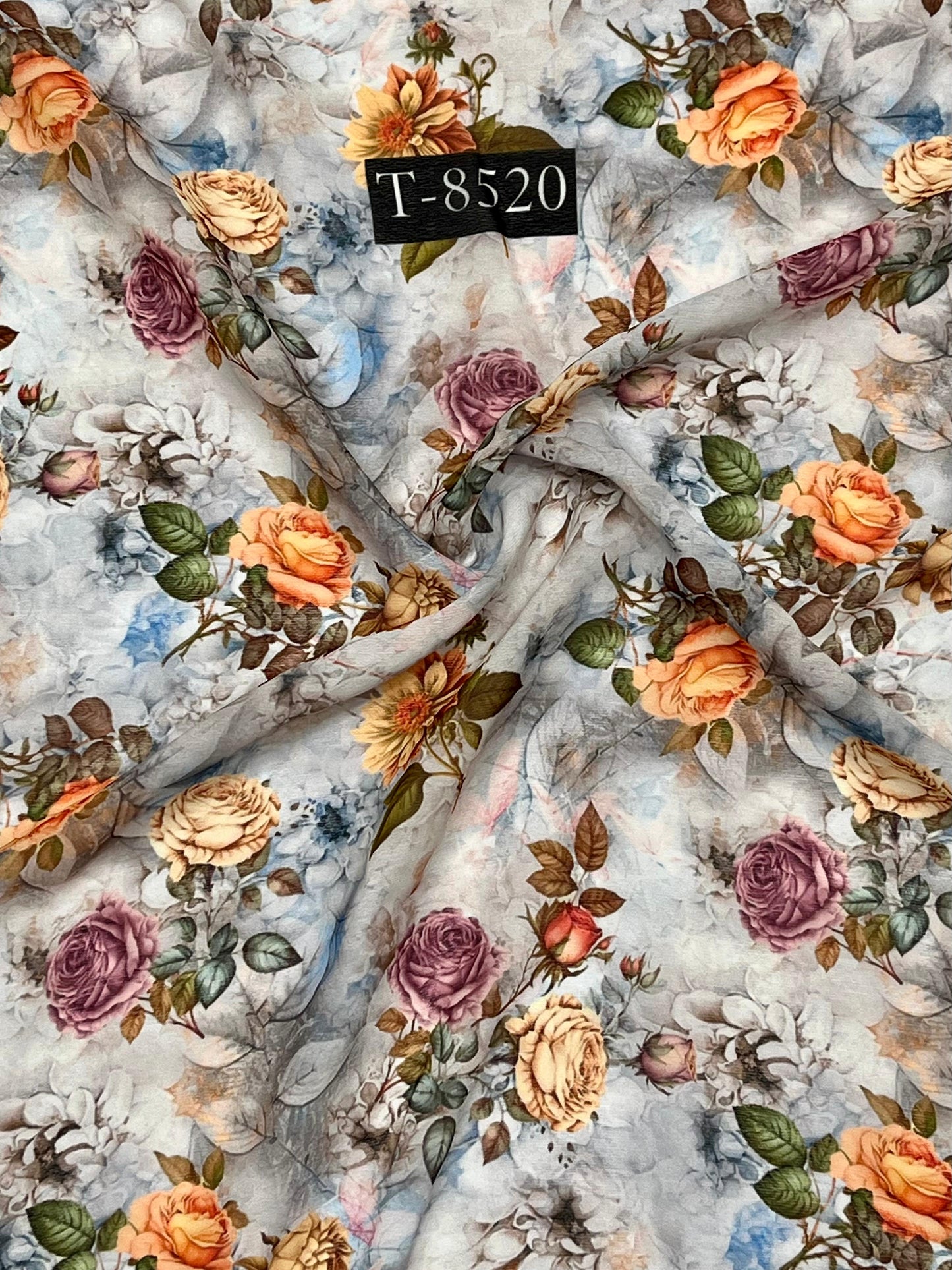 FLORAL CHIFFON FABRICS