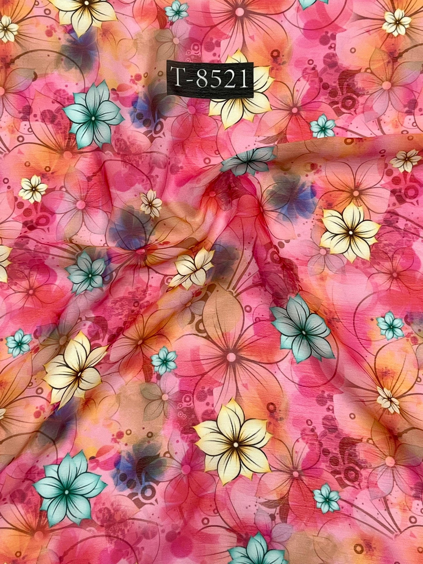 FLORAL CHIFFON FABRICS