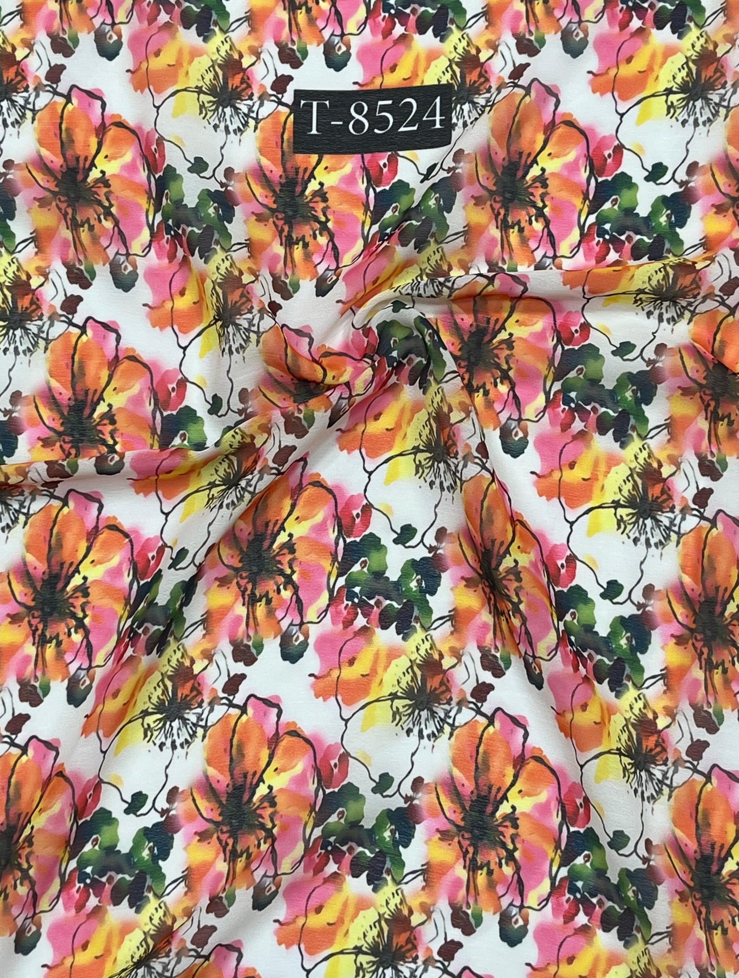 FLORAL CHIFFON FABRICS