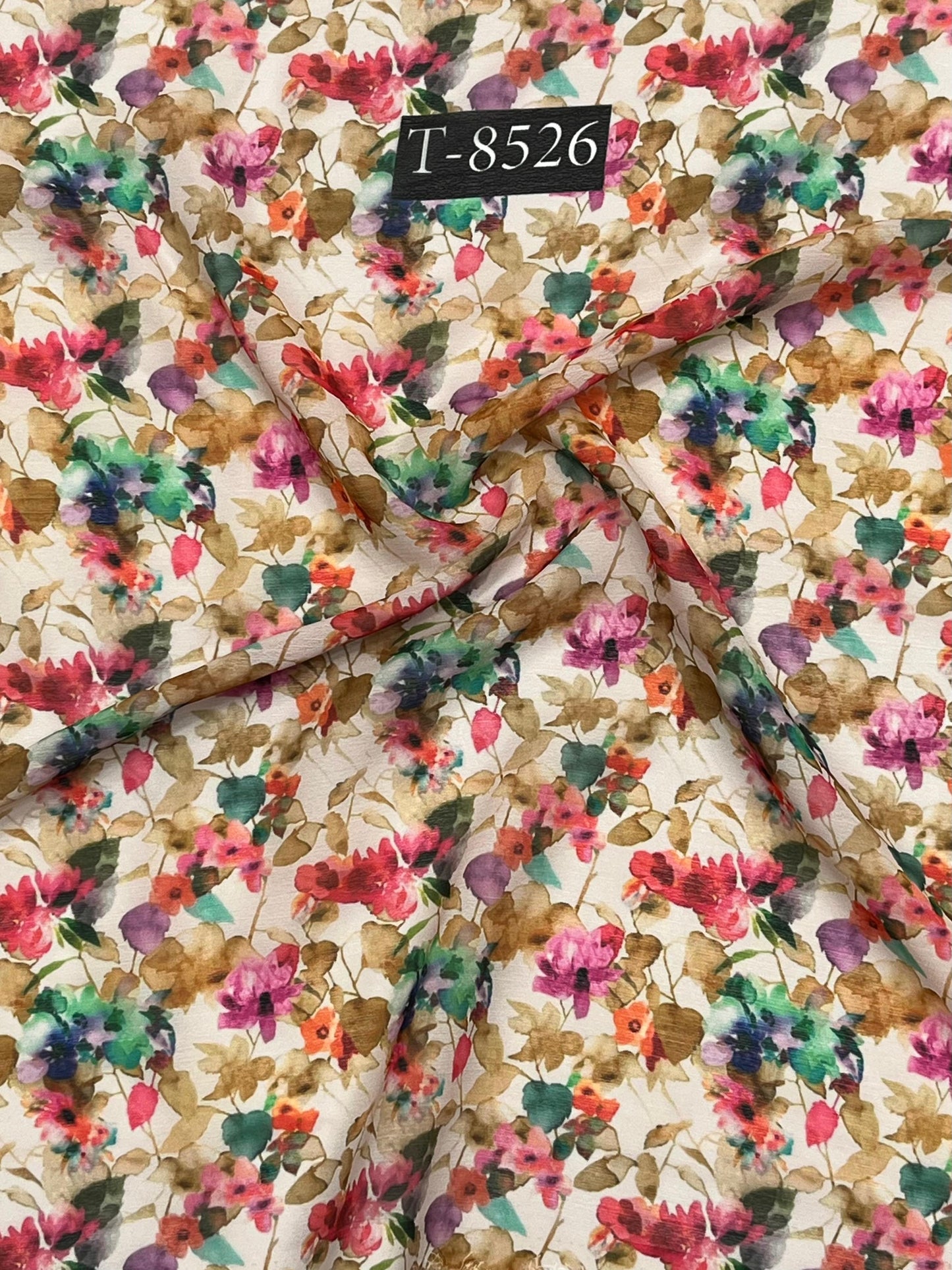 FLORAL CHIFFON FABRICS