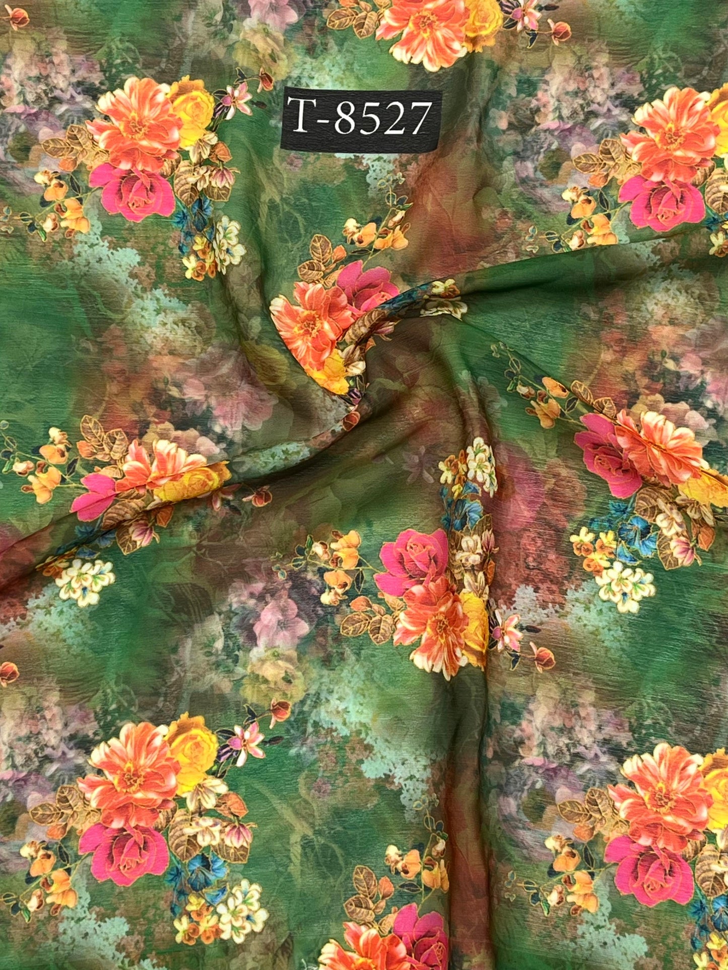 FLORAL CHIFFON FABRICS