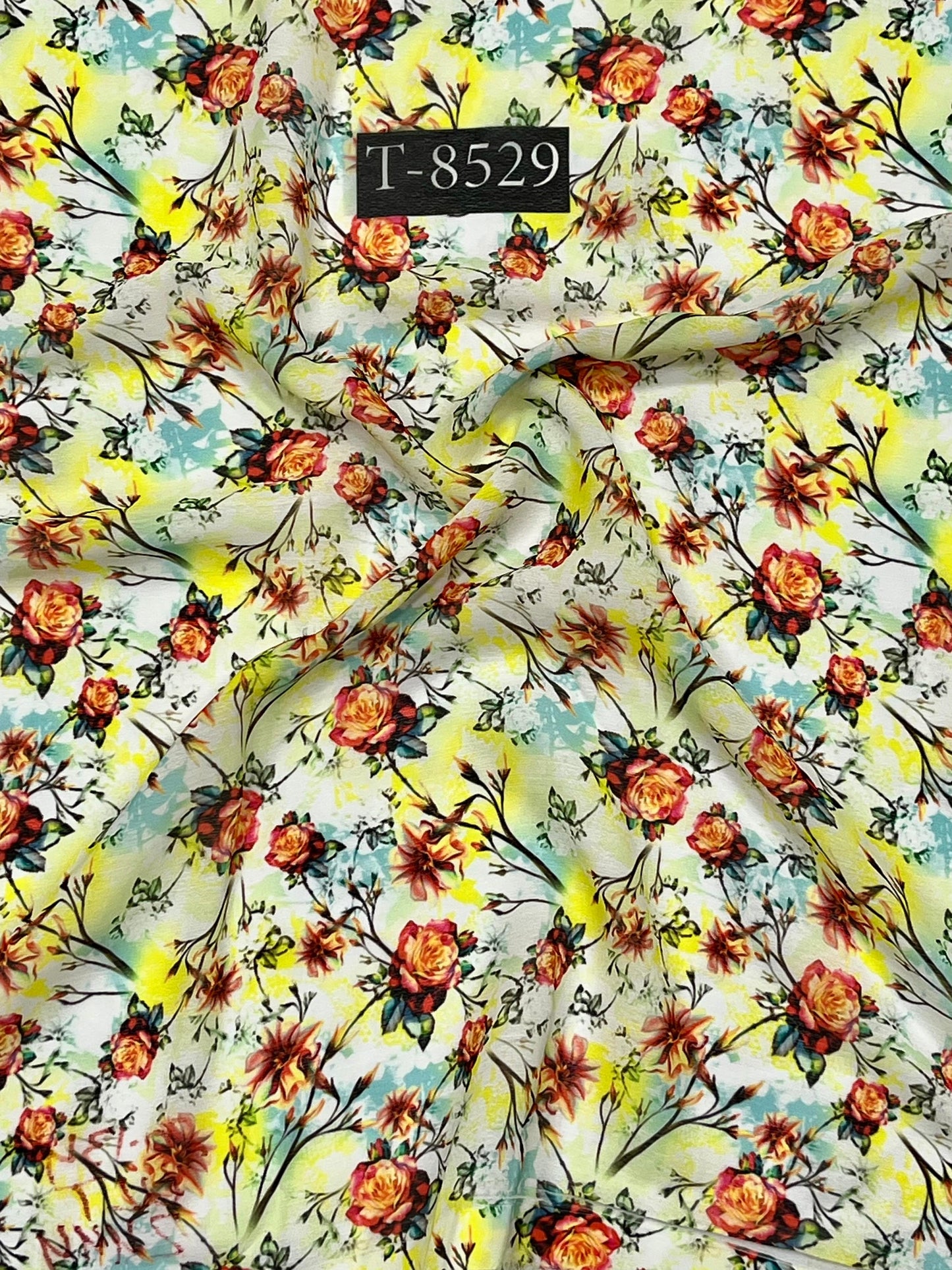 FLORAL CHIFFON FABRICS
