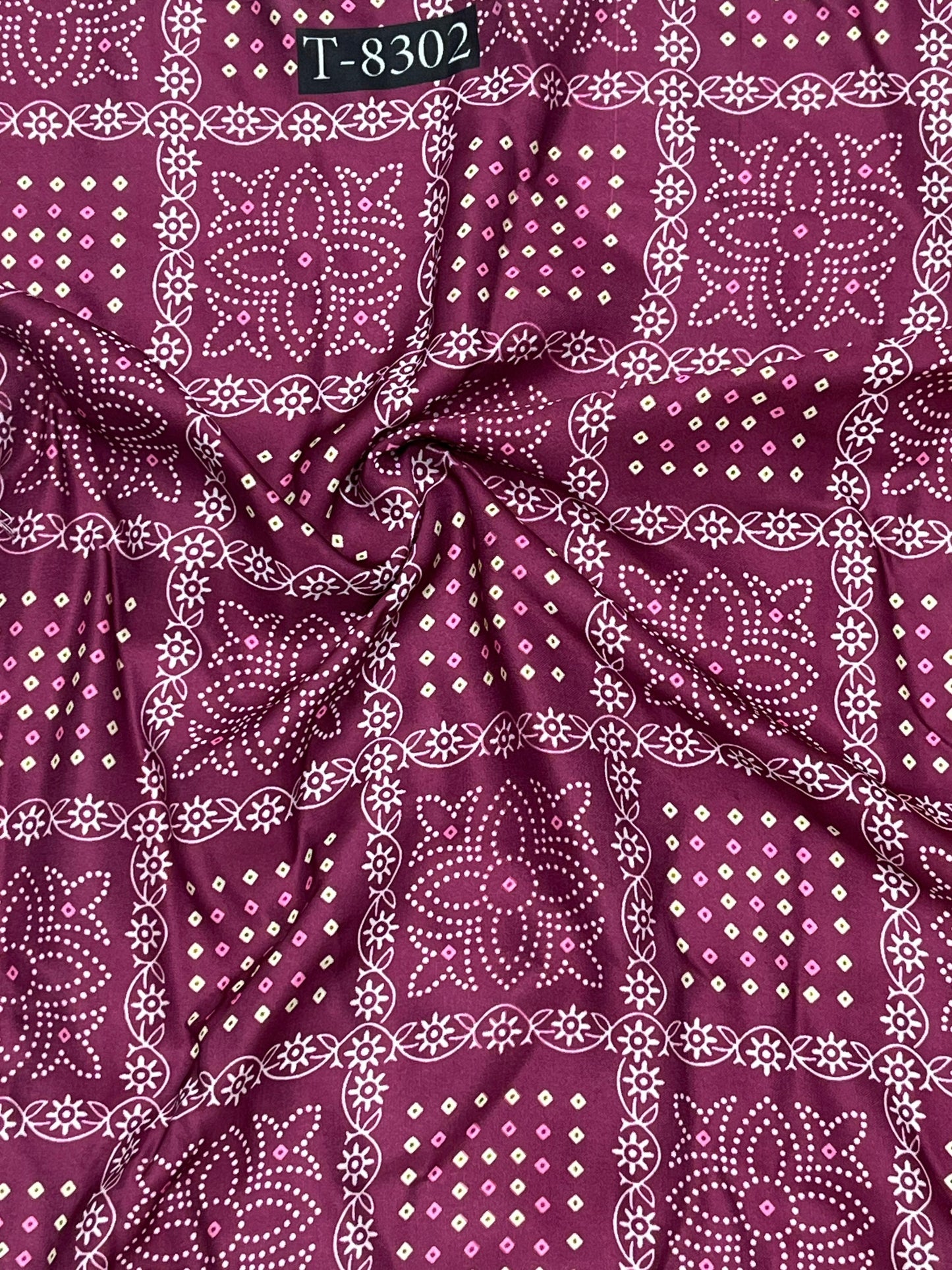 Designer Bandhani Collection on Satin