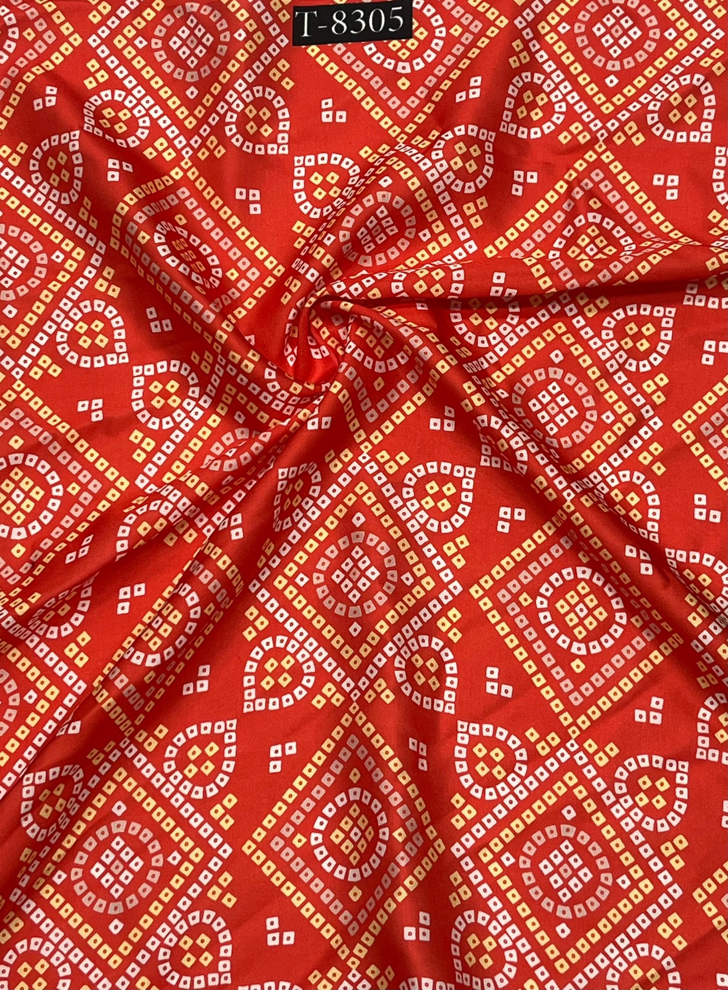 Designer Bandhani Collection on Satin