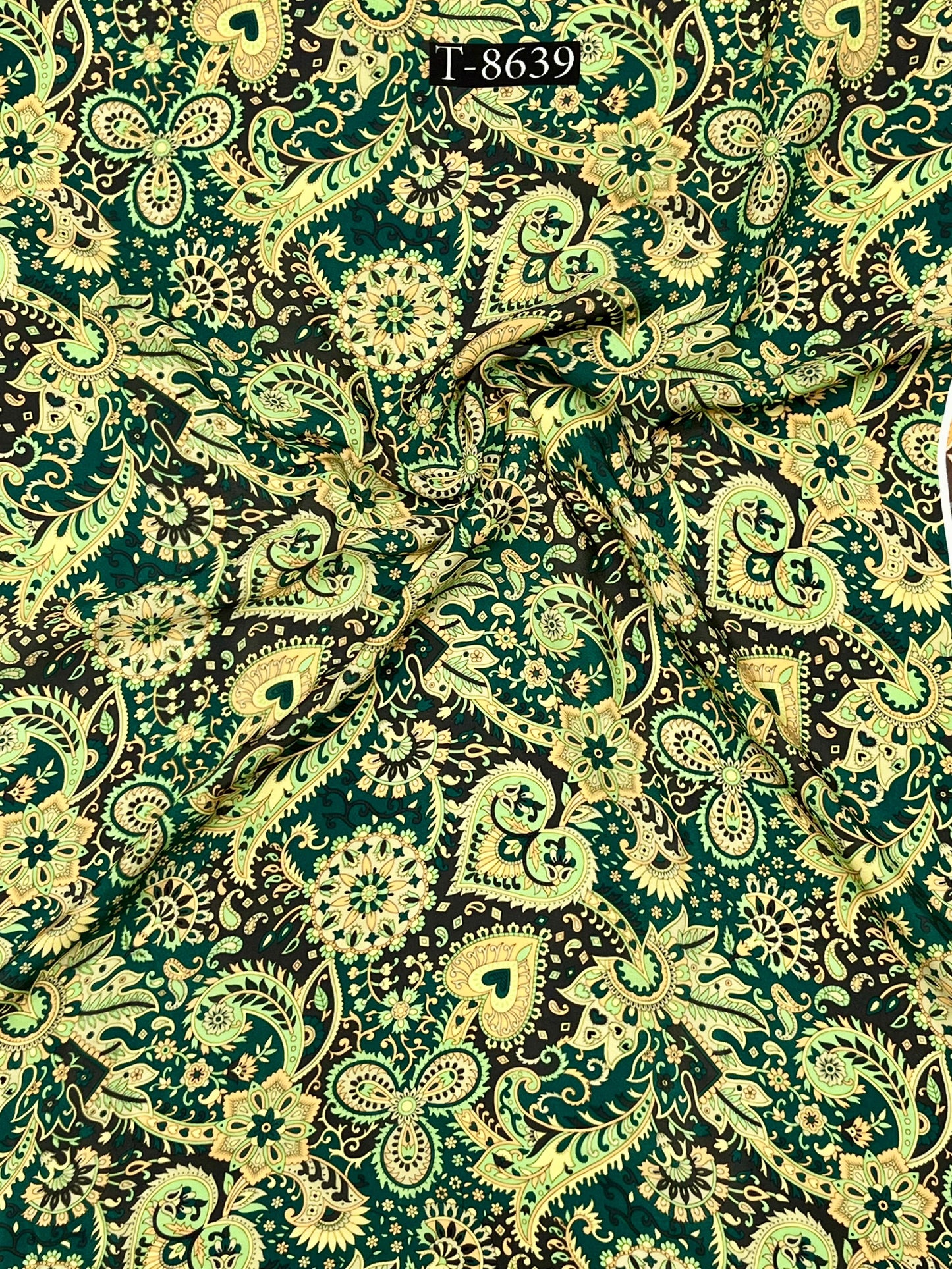 Beautiful Paisley Print Crepe