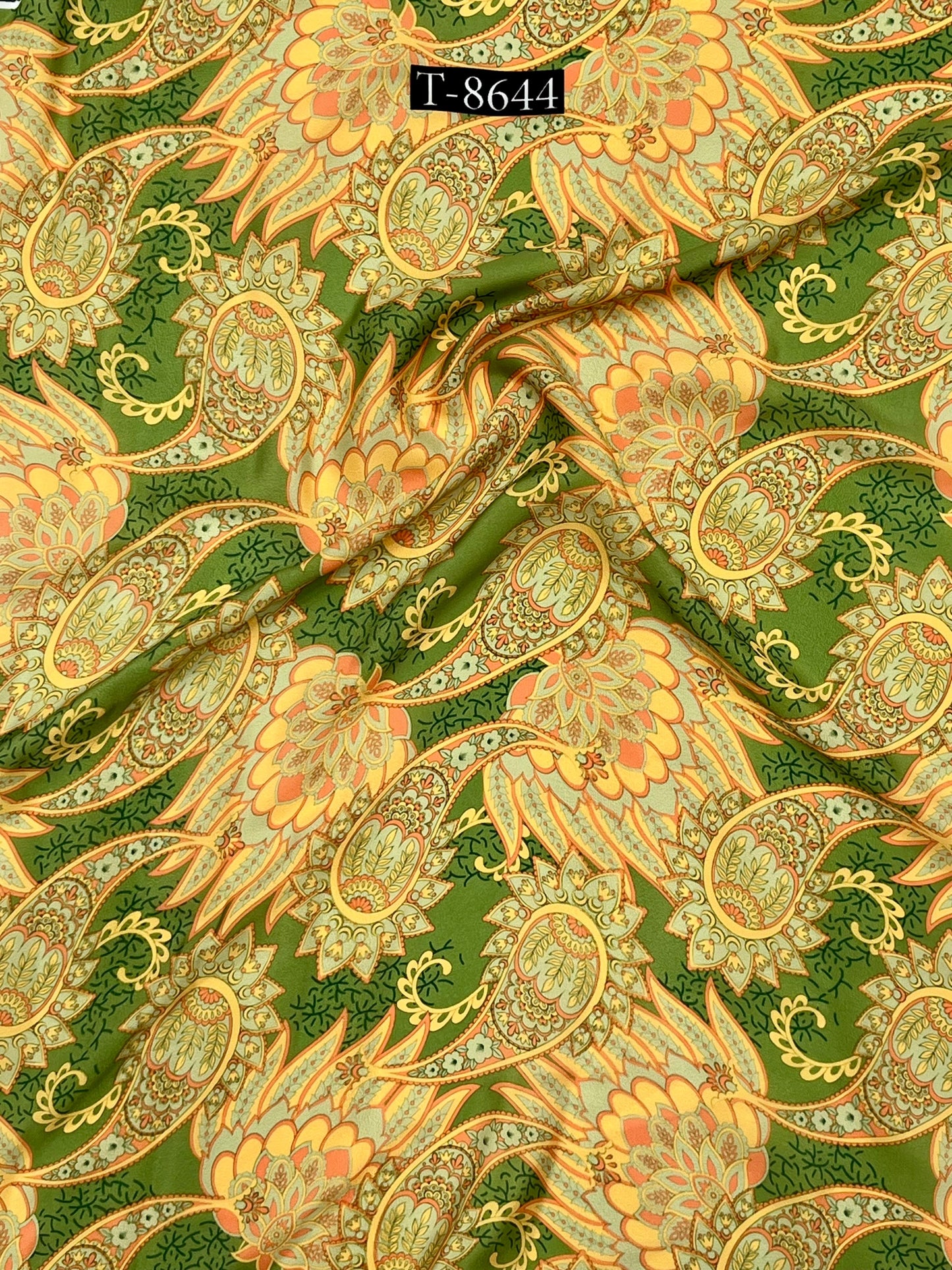 Beautiful Paisley Print Crepe