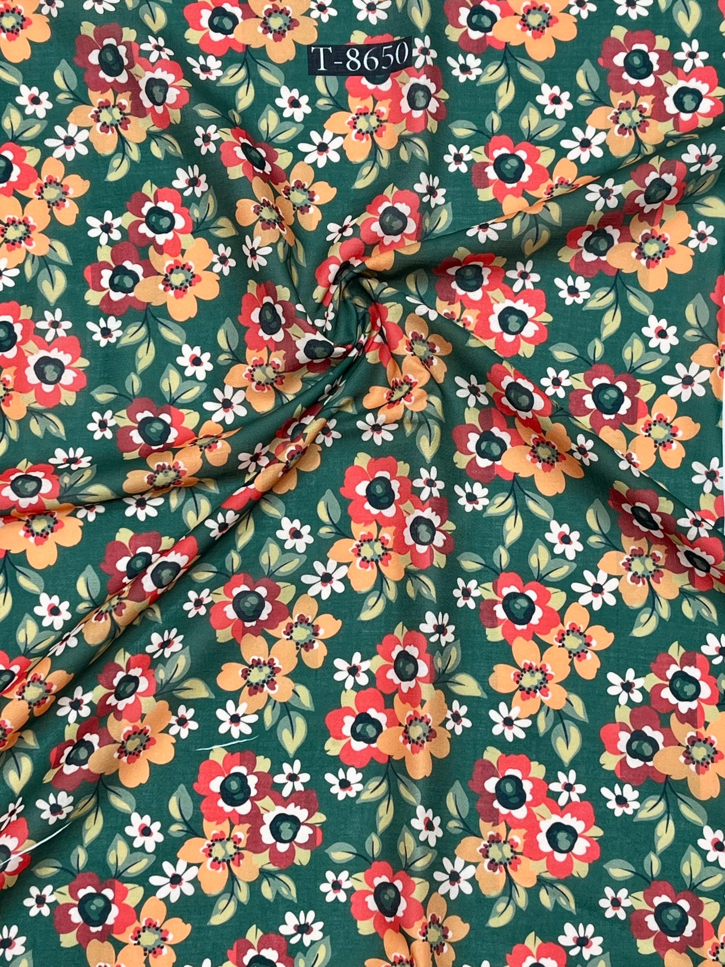 Floral Print on Cotton