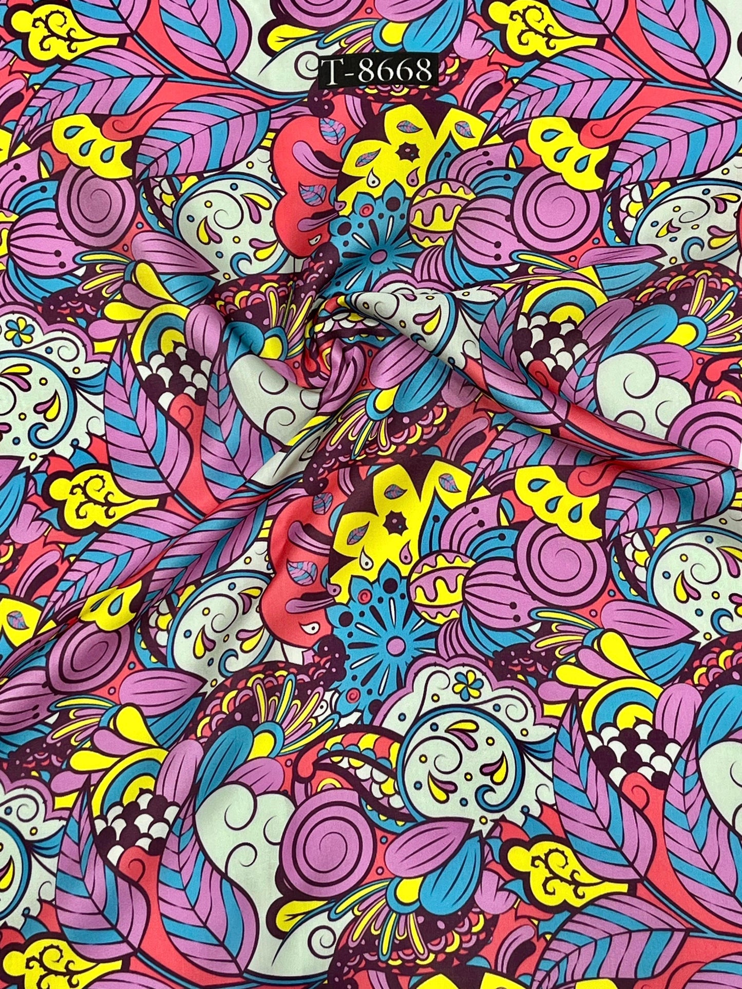 ZARA PRINT ON MODAL SATIN