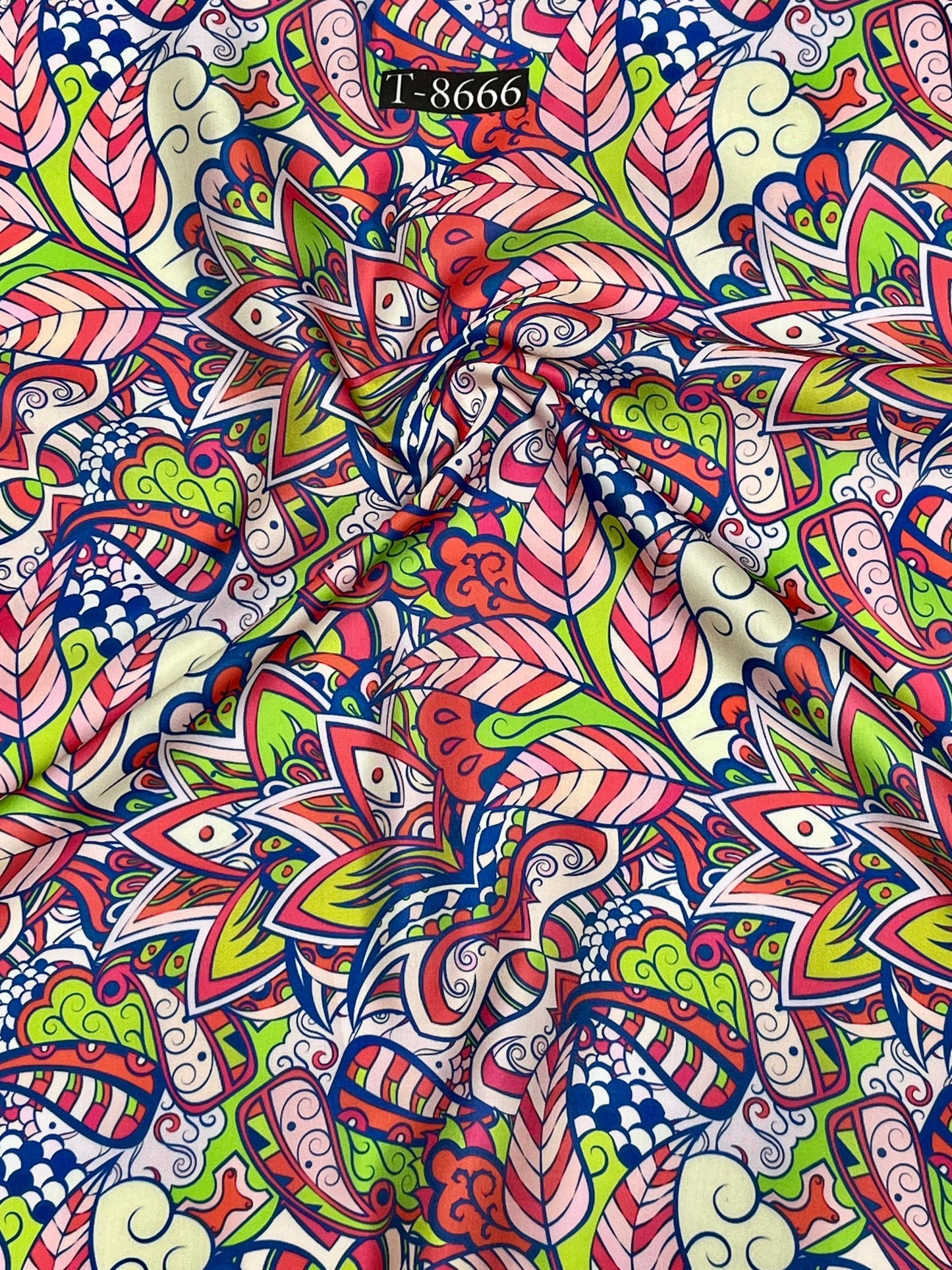 ZARA PRINT ON MODAL SATIN