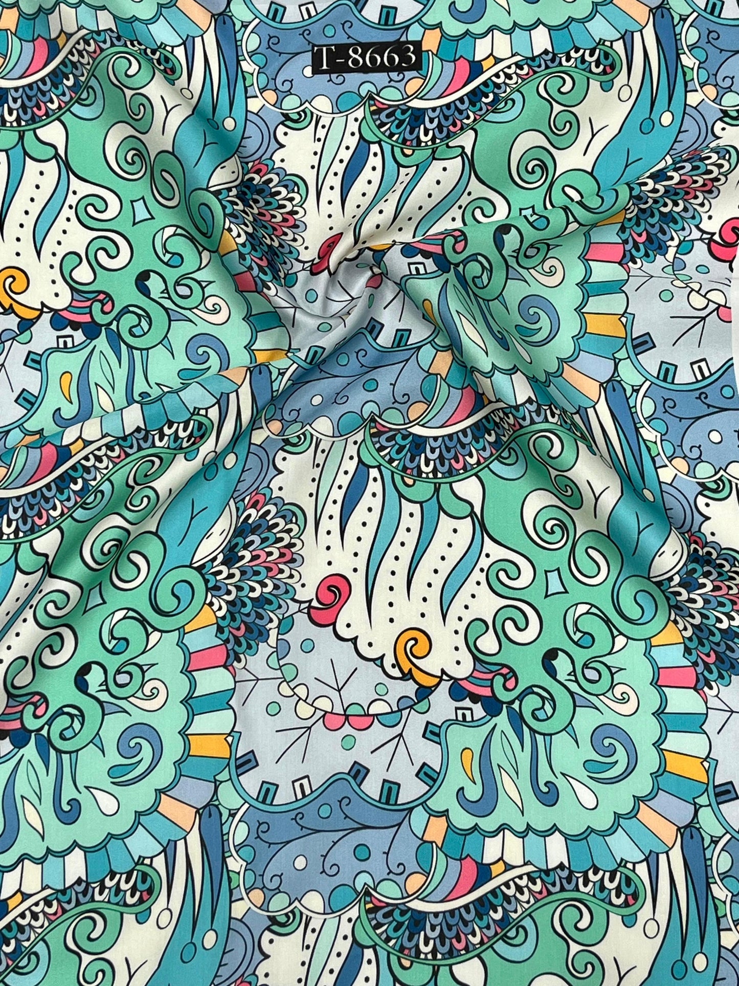 ZARA PRINT ON MODAL SATIN