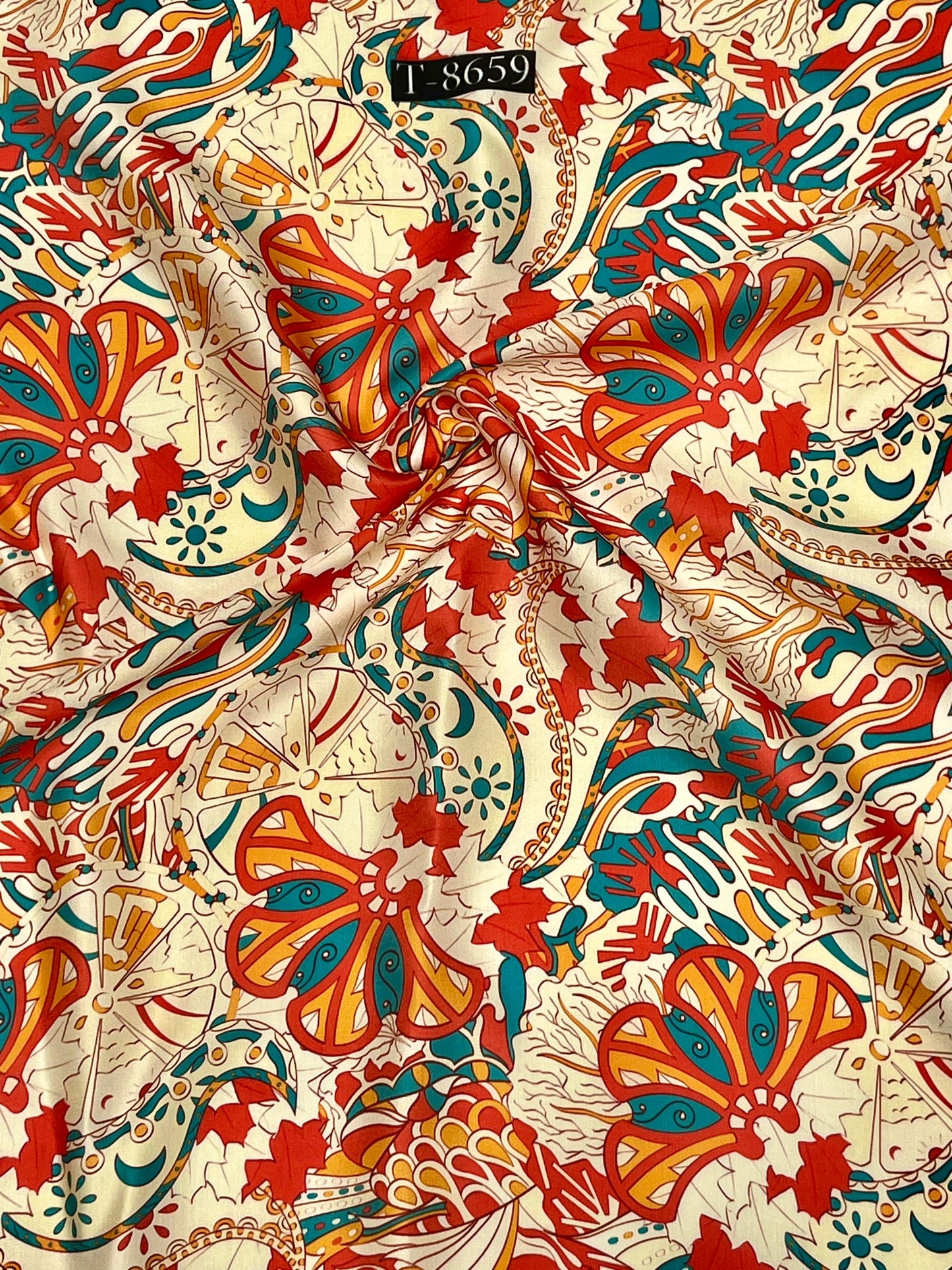 ZARA PRINT ON MODAL SATIN