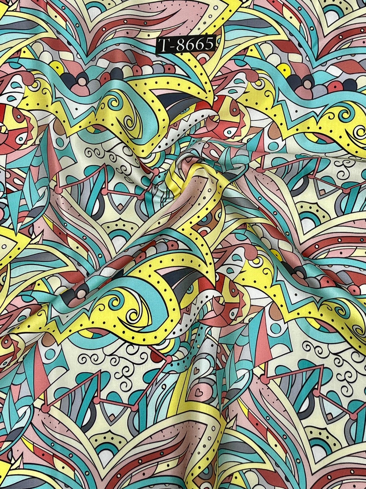 ZARA PRINT ON MODAL SATIN