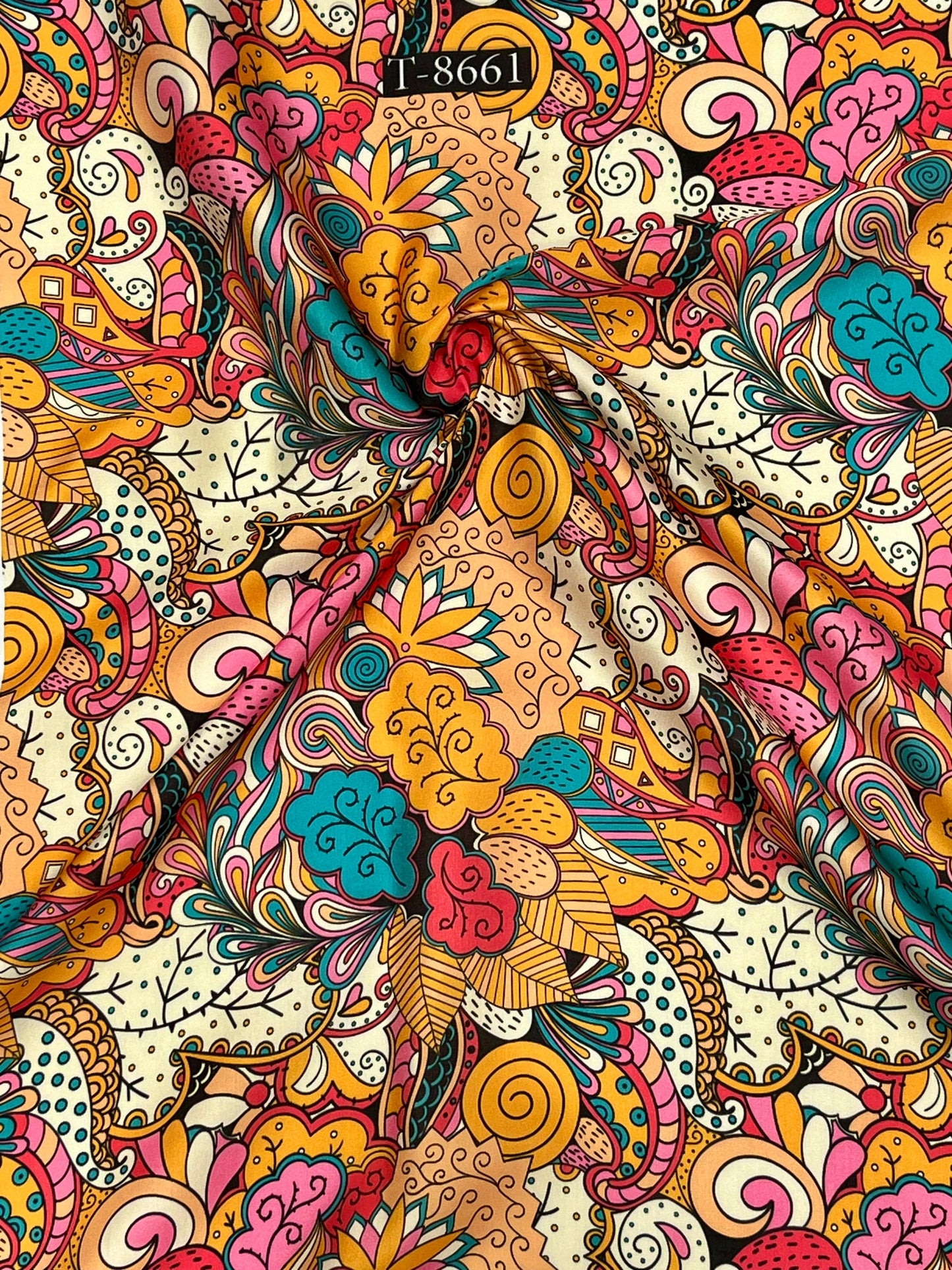 ZARA PRINT ON MODAL SATIN