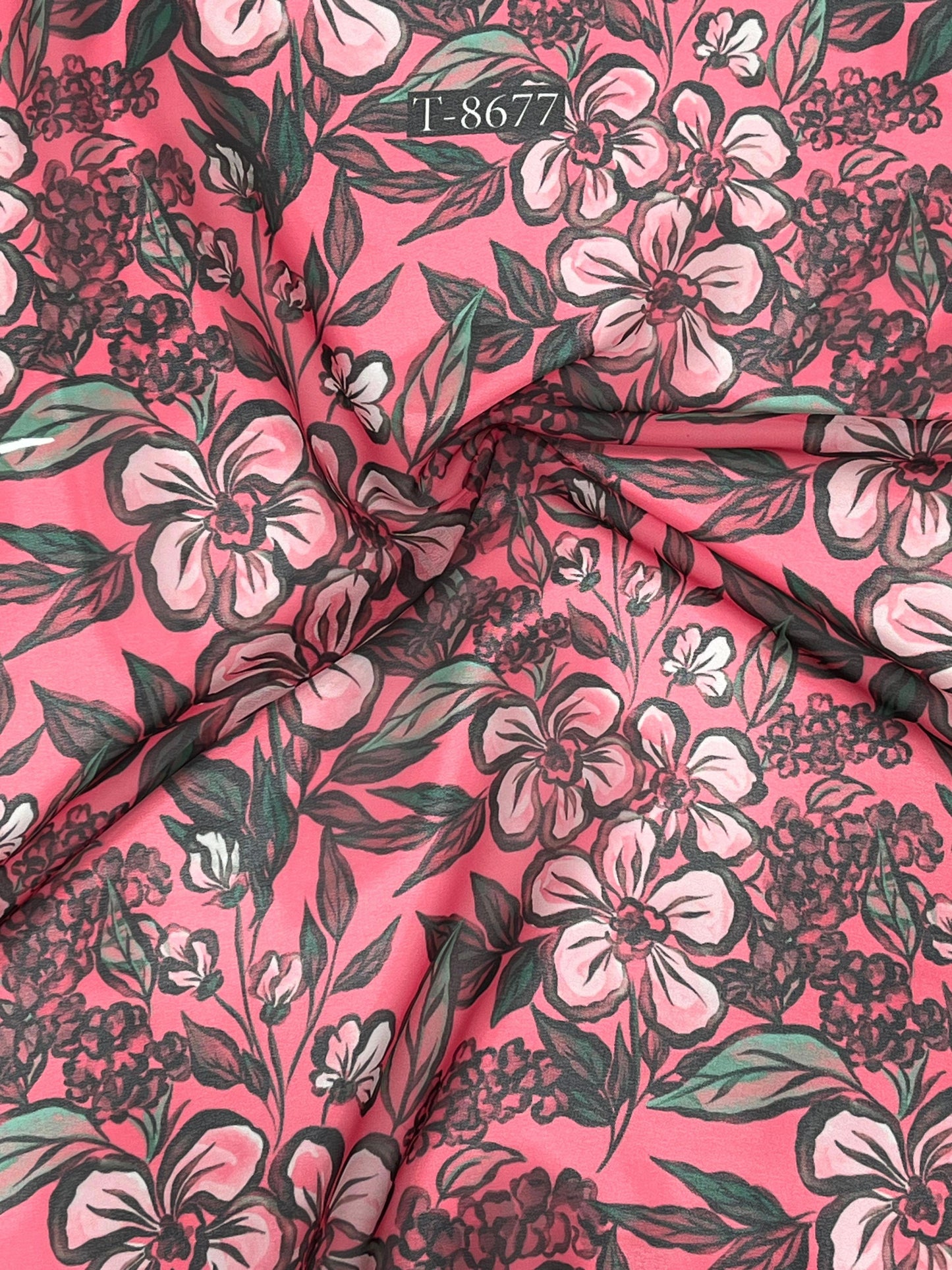 Beautiful Floral Print On Georgette