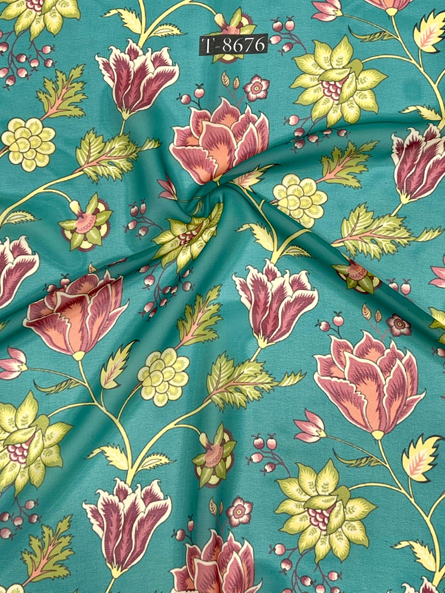 Beautiful Floral Print On Georgette