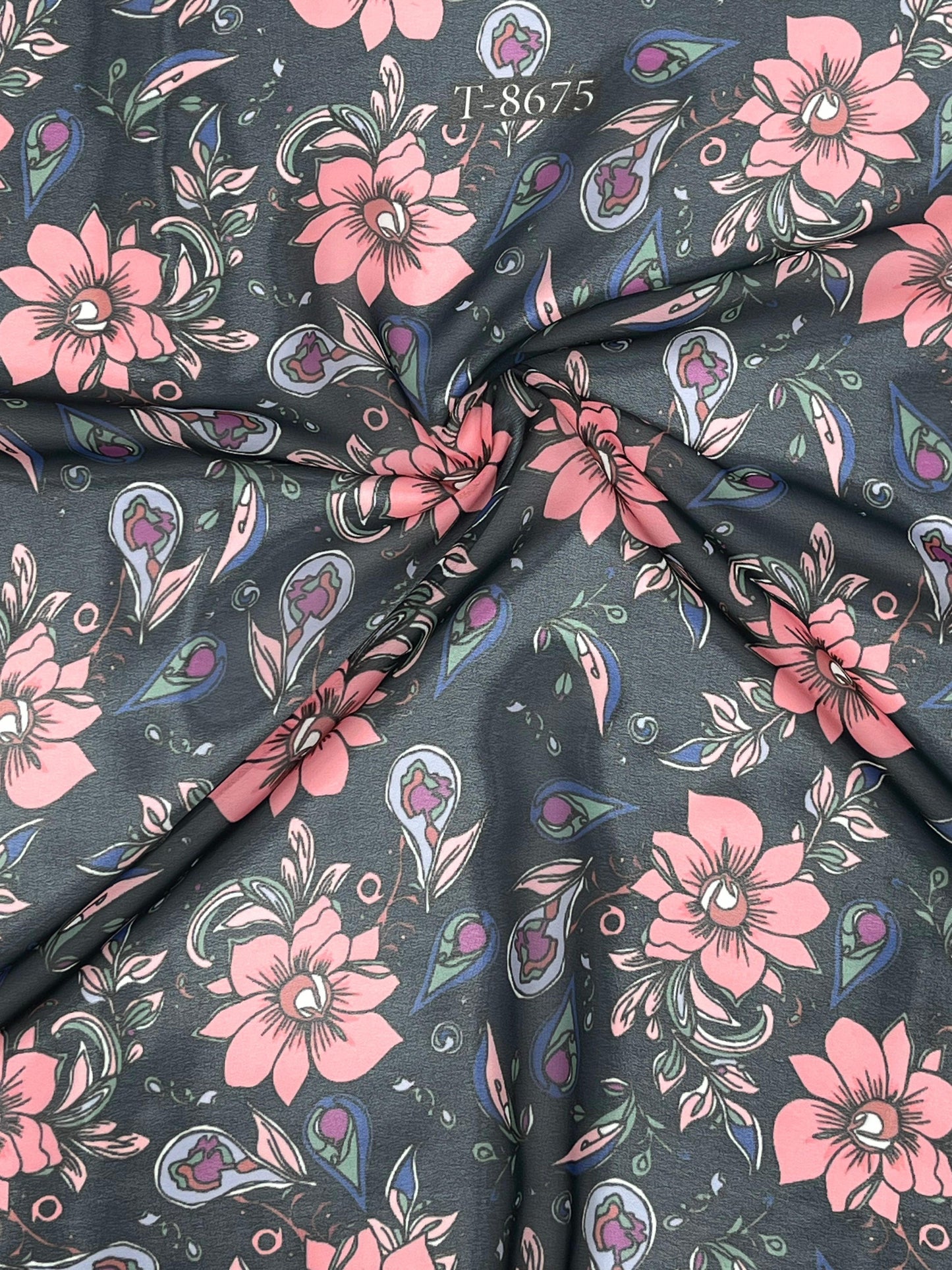 Beautiful Floral Print On Georgette