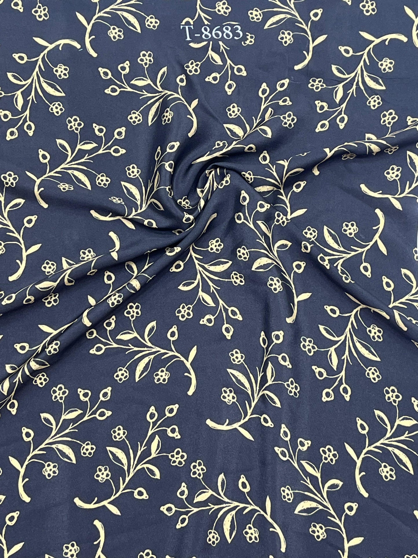Dusty Floral Prints on Crepe