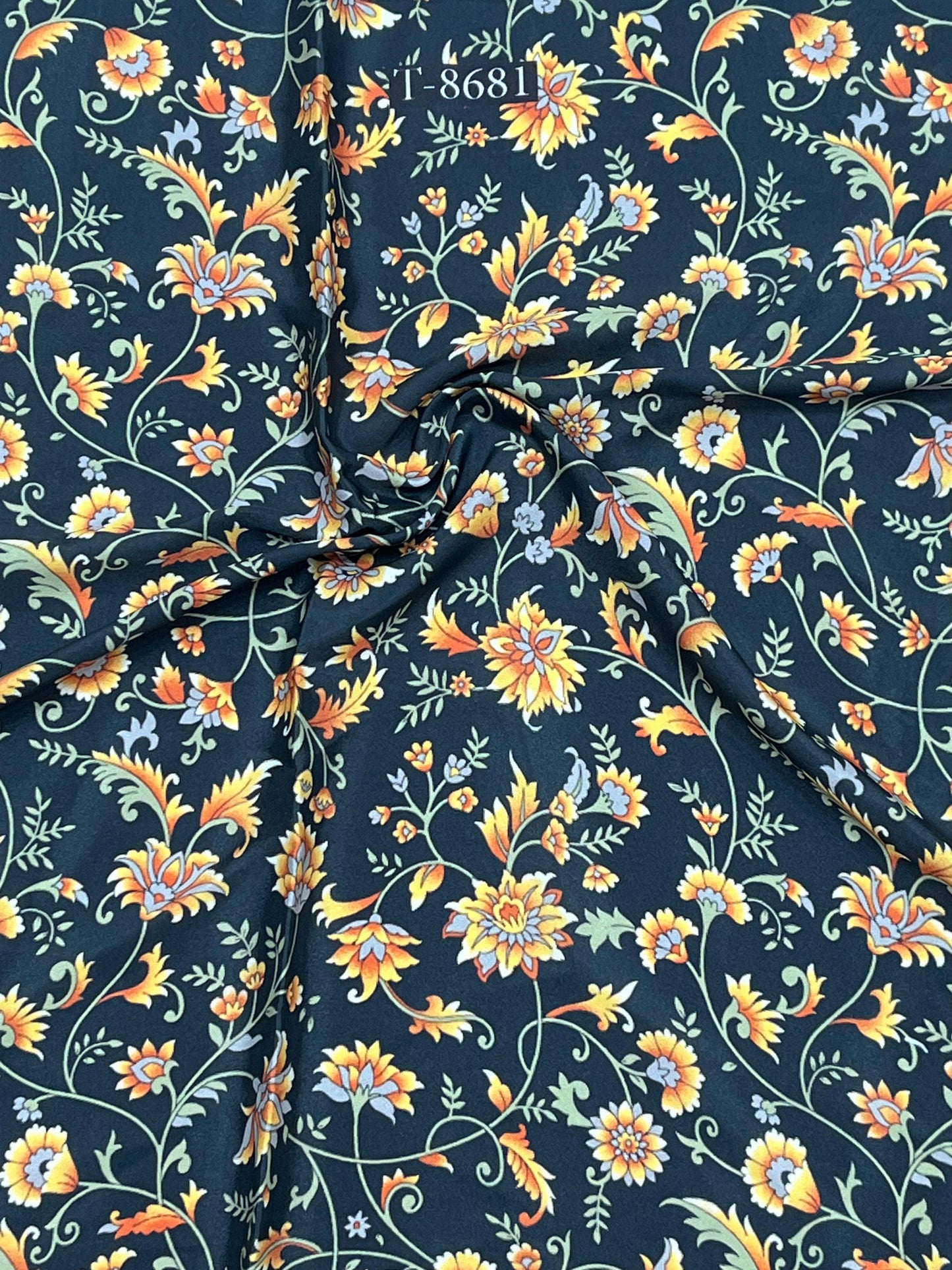 Dusty Floral Prints on Crepe