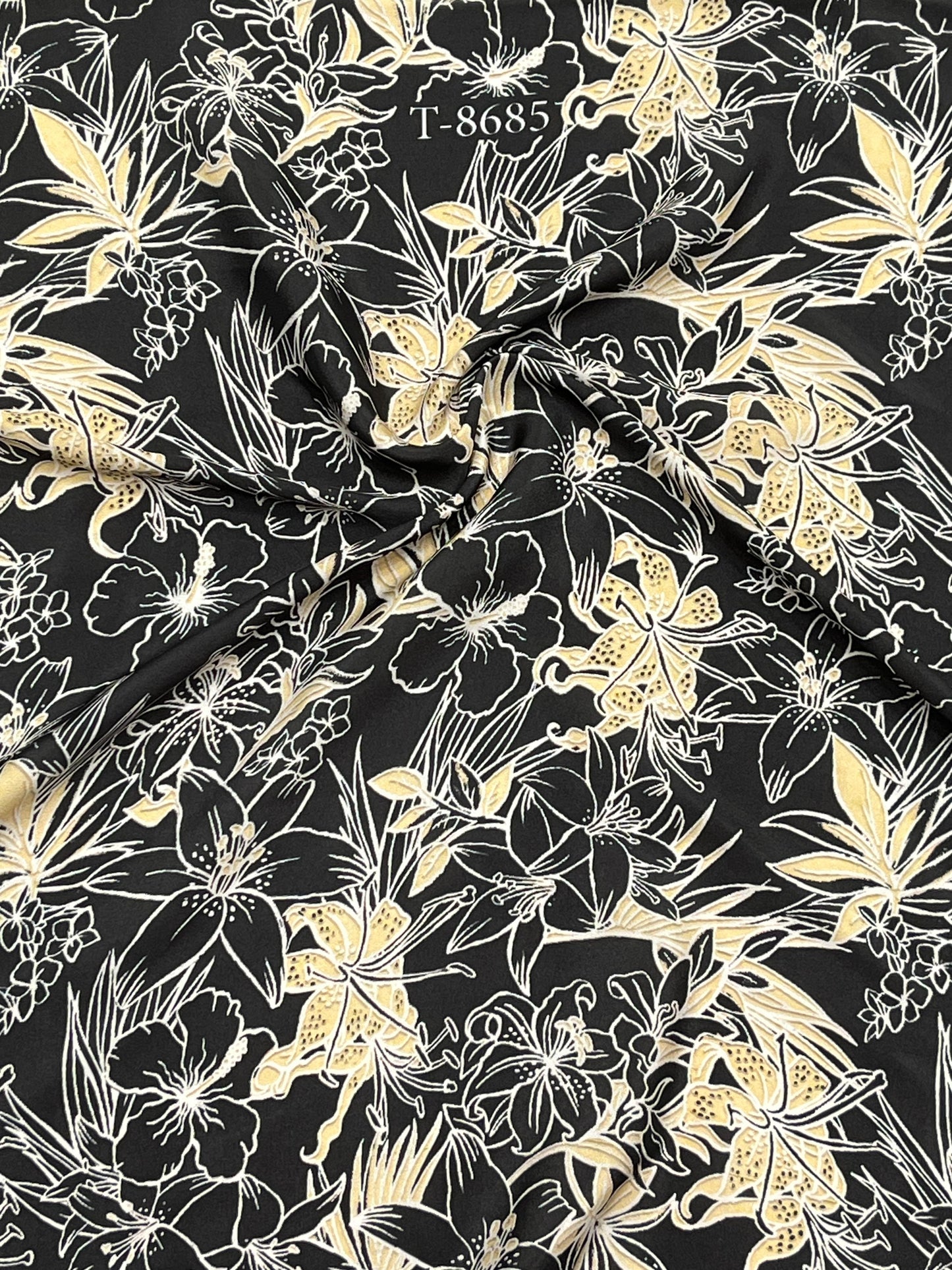 Dusty Floral Prints on Crepe