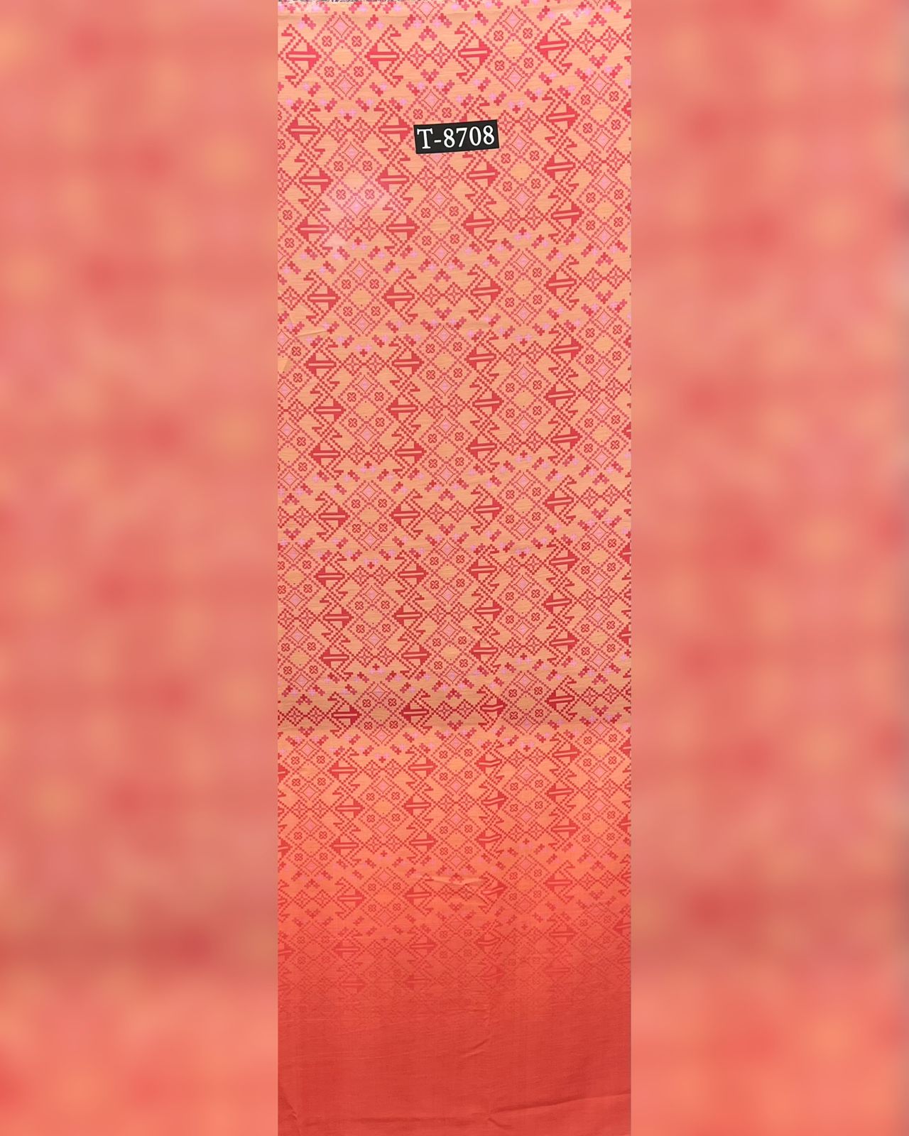 PATOLA PRINTS WITH BORDER ON CHIFFON