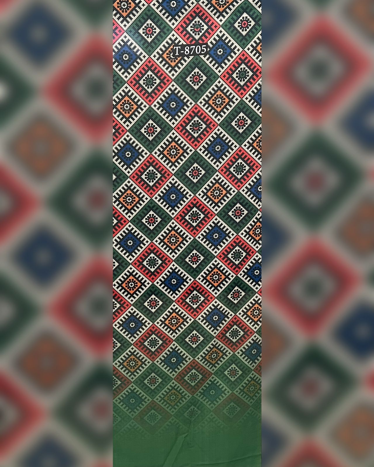 PATOLA PRINTS WITH BORDER ON CHIFFON