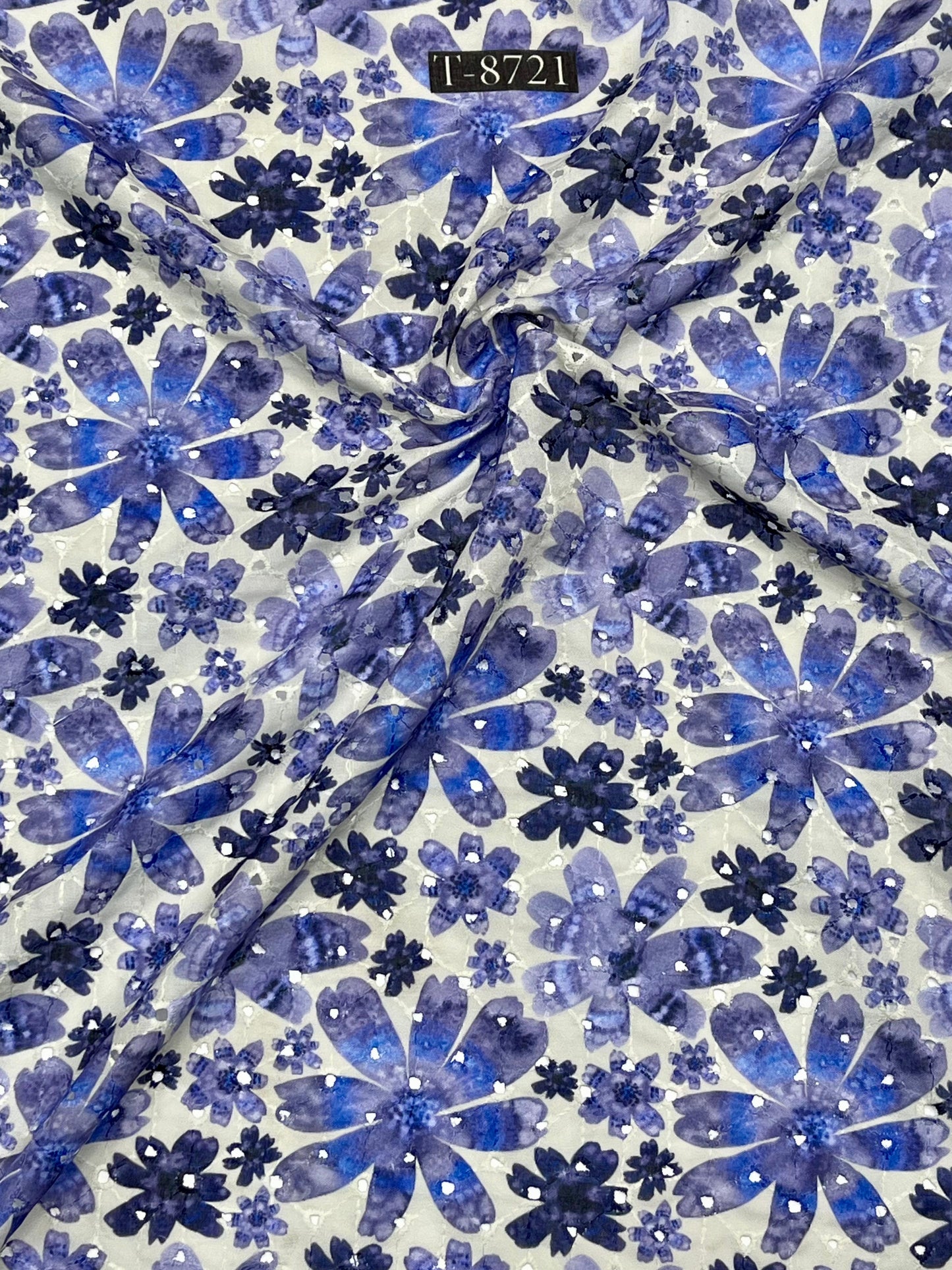 SUMMER FLORAL PRINT ON HAKOBA COTTON