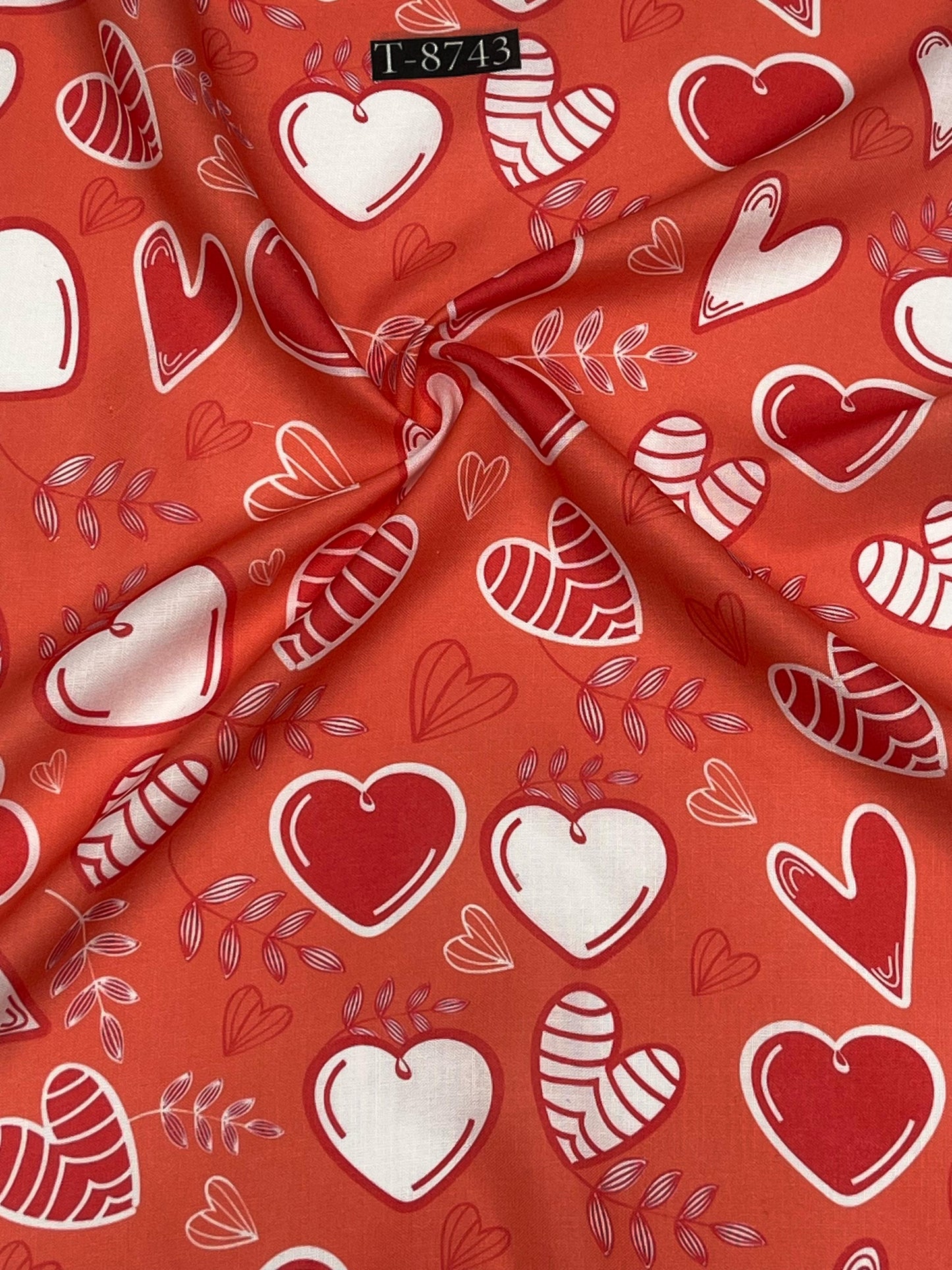 Special Heart Print Catalog on Swiss Cotton
