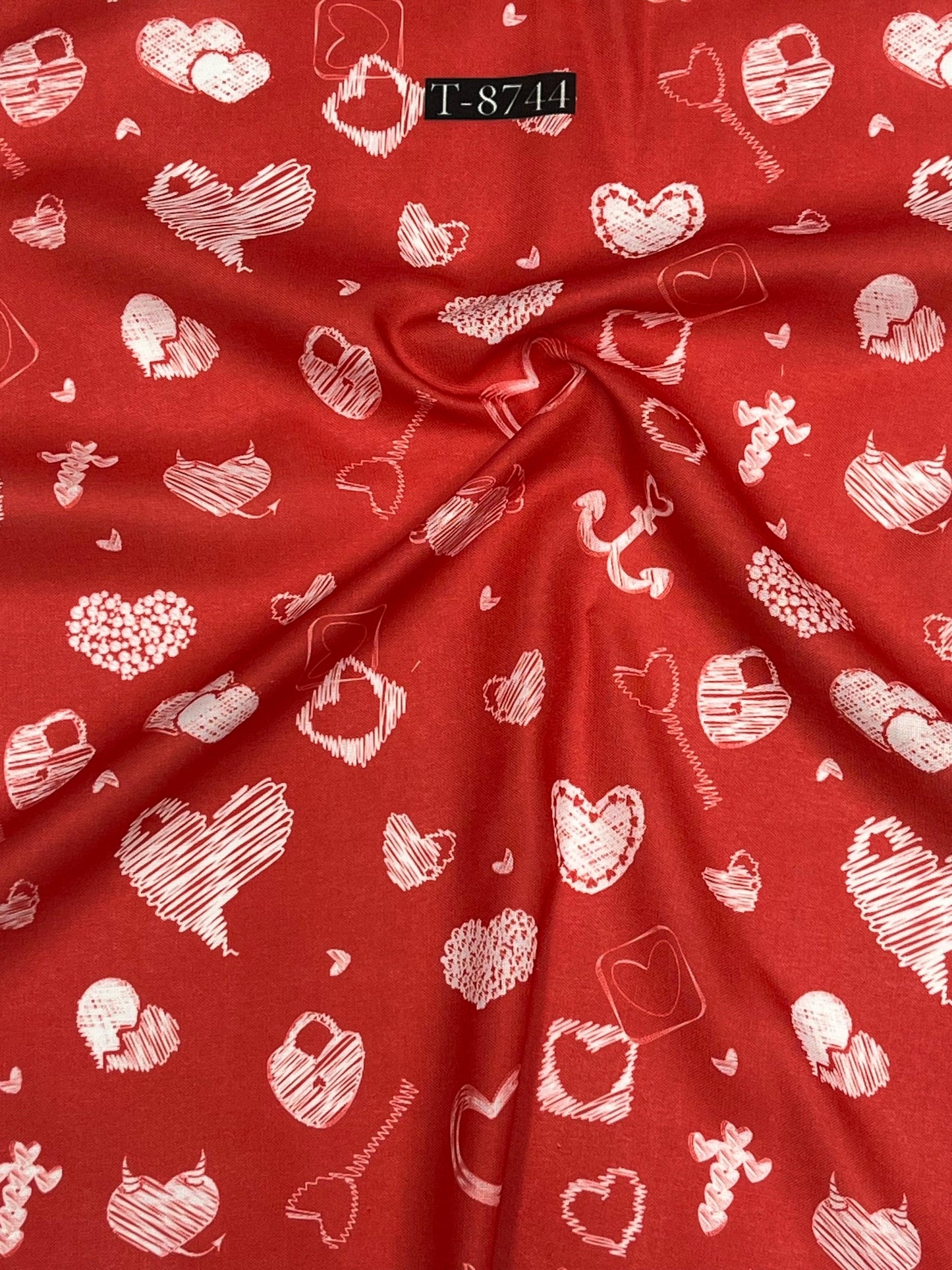 Special Heart Print Catalog on Swiss Cotton