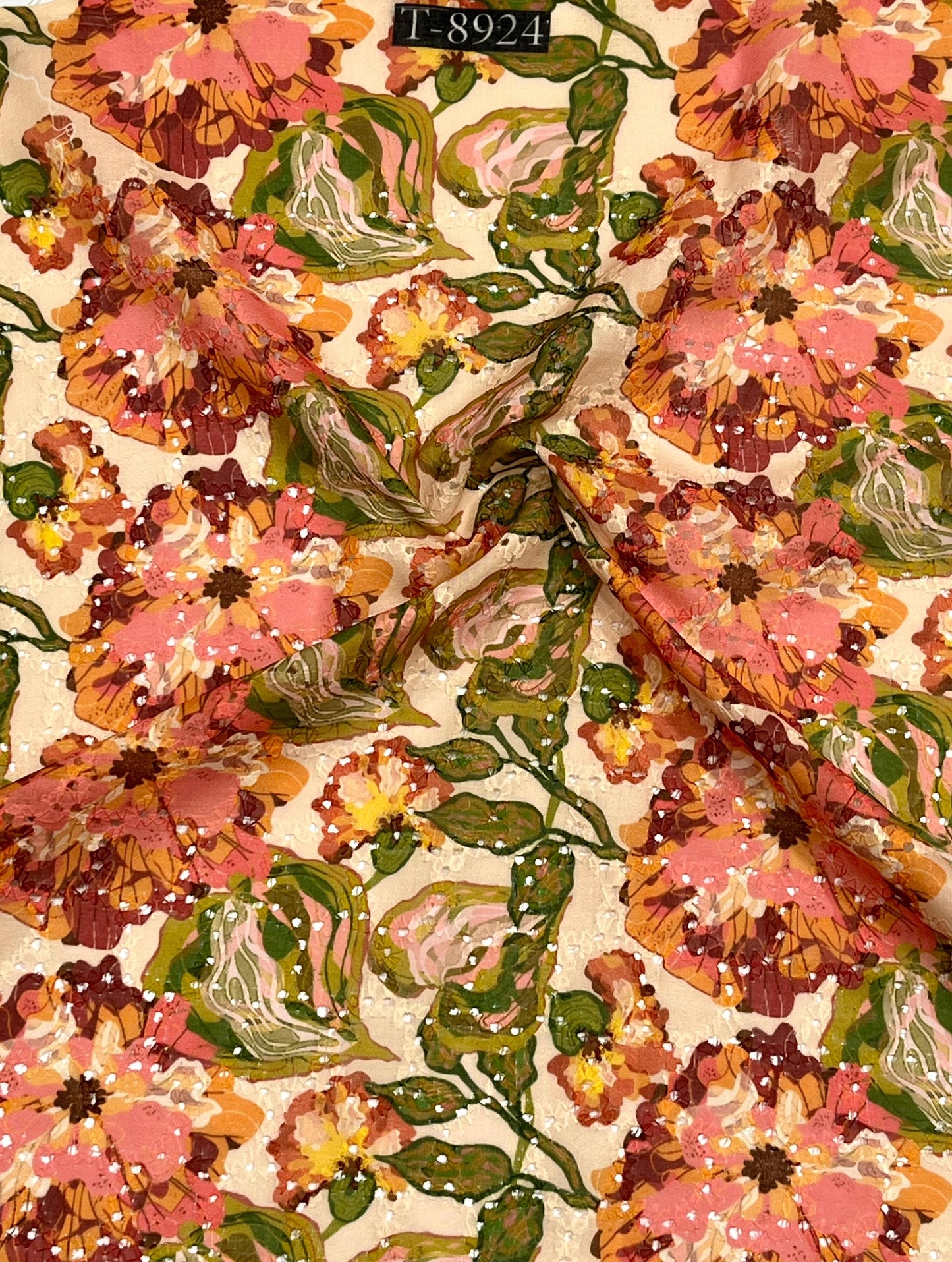 FOOTBALL HAKOBA FLORAL FABRIC