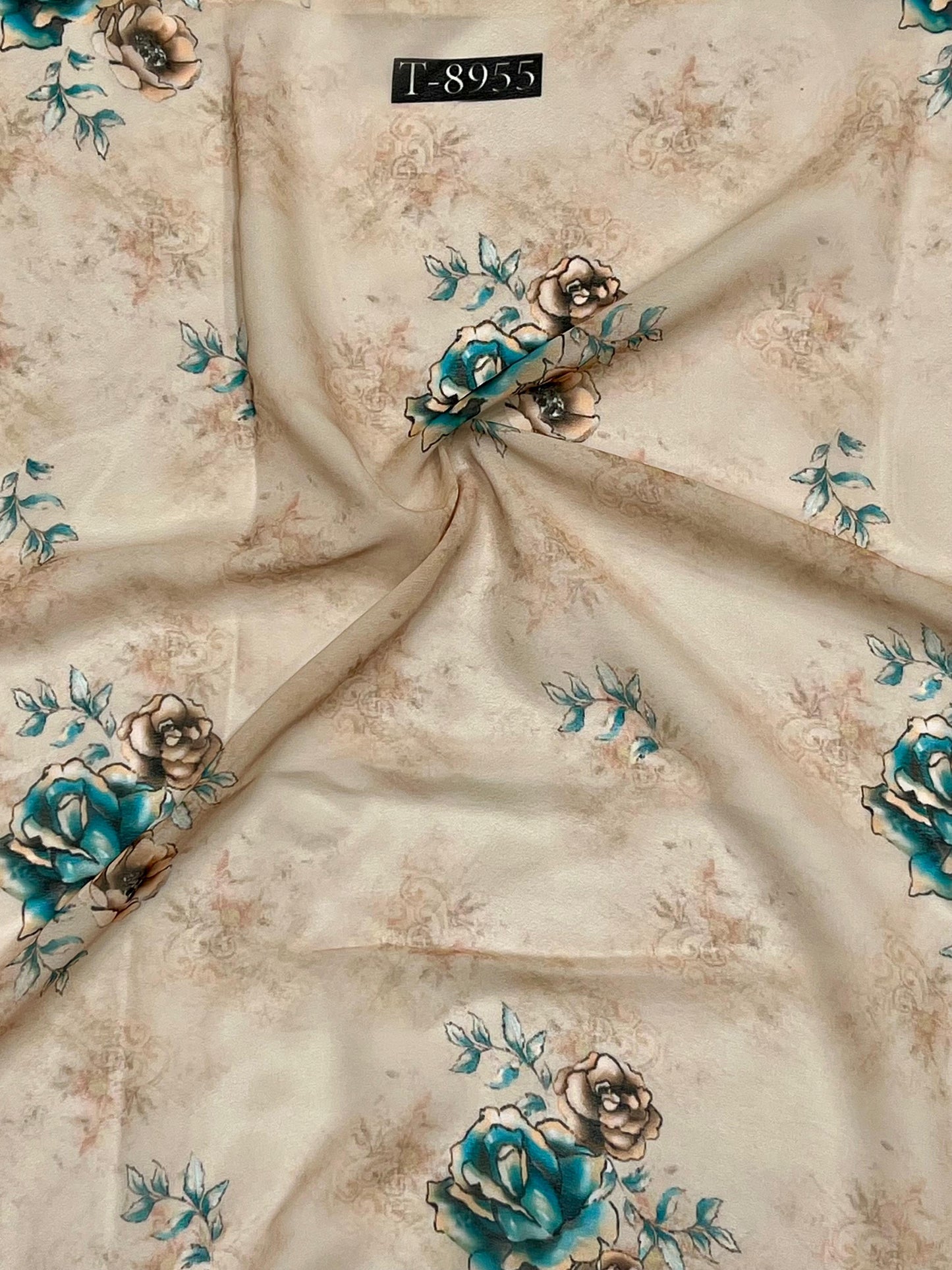Beautiful Floral Print On Georgette
