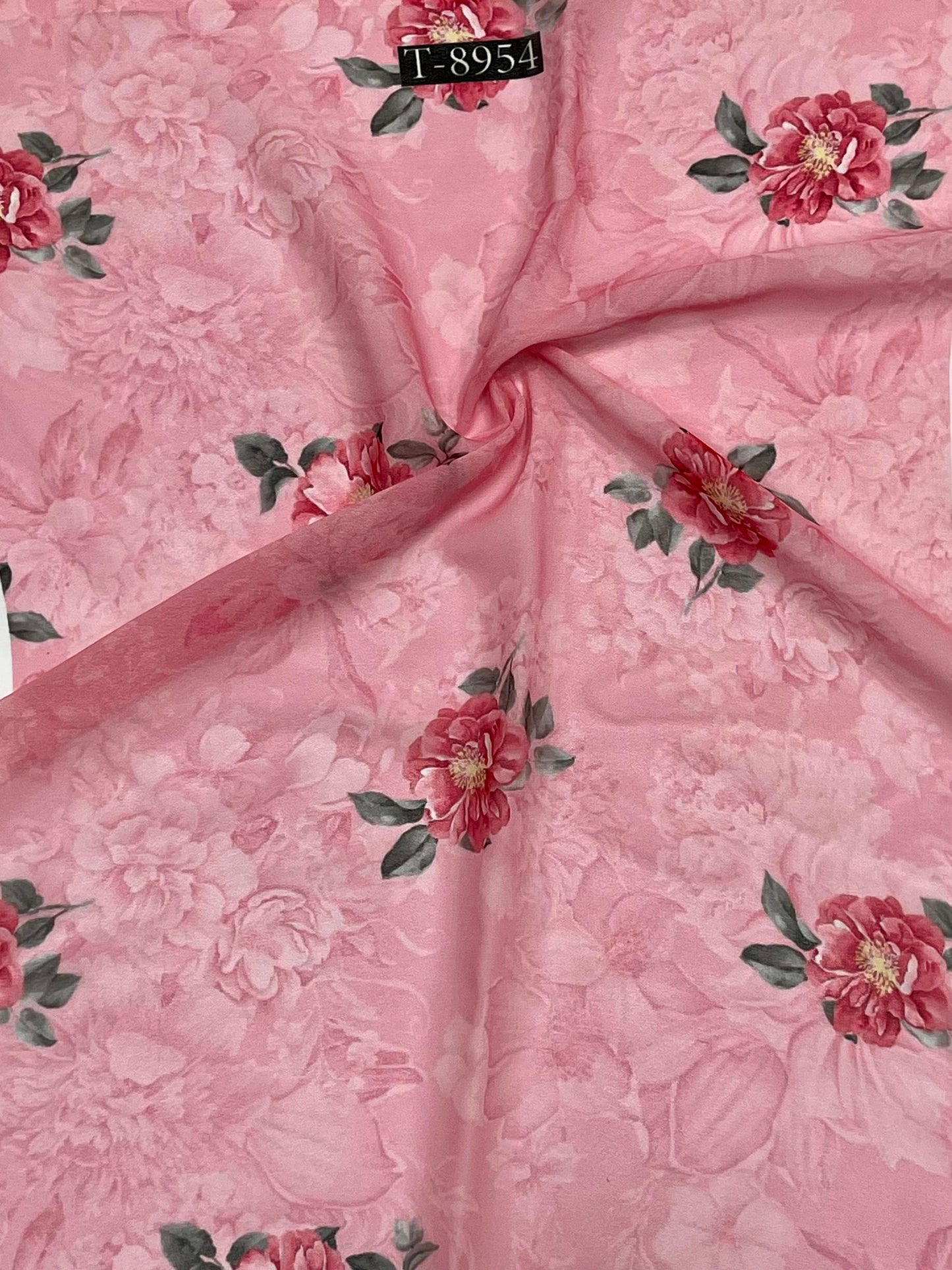 Beautiful Floral Print On Georgette