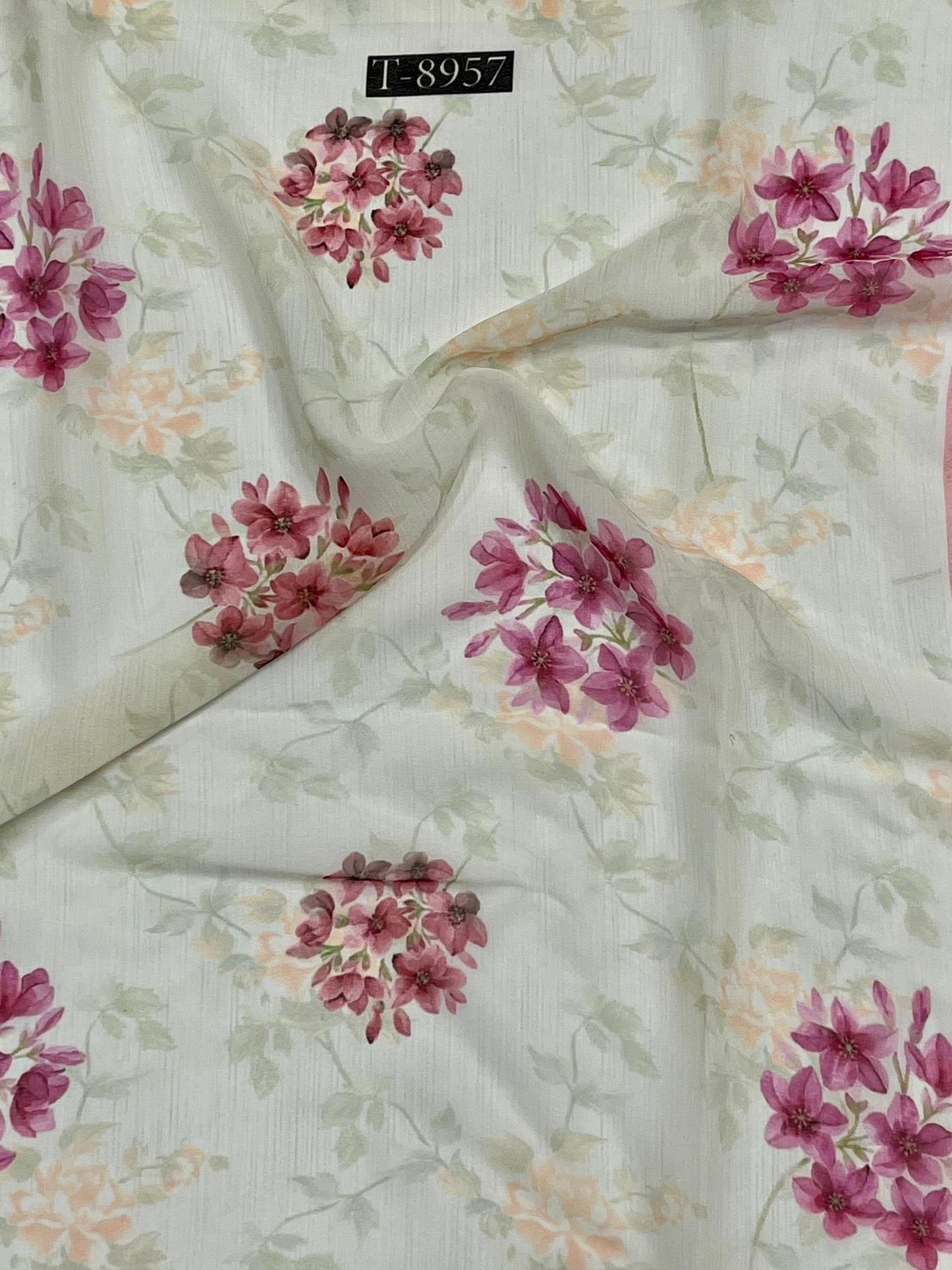 Beautiful Floral Print On Georgette