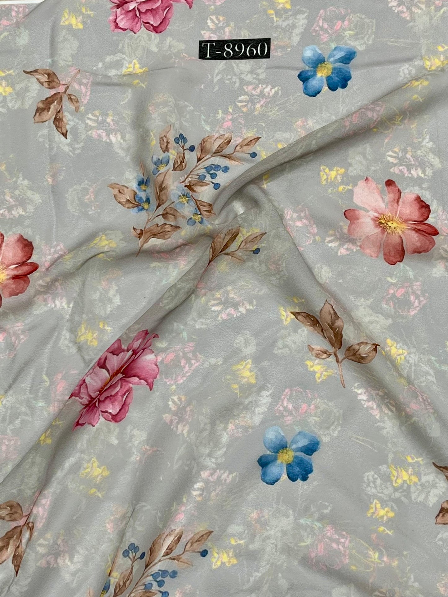 Beautiful Floral Print On Georgette