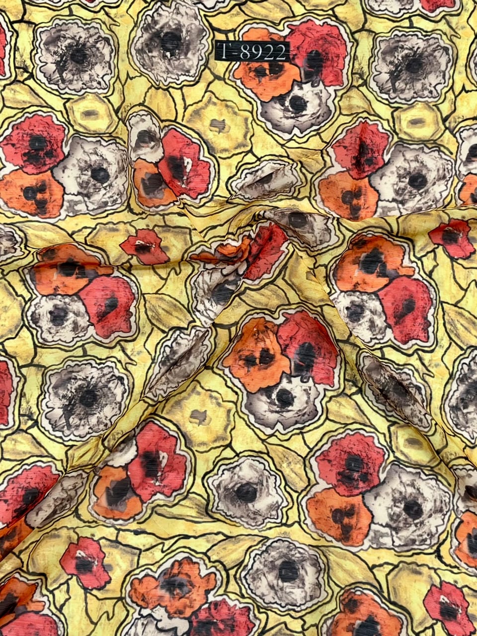 BLOSSOM PRINTS ON CHIFFON