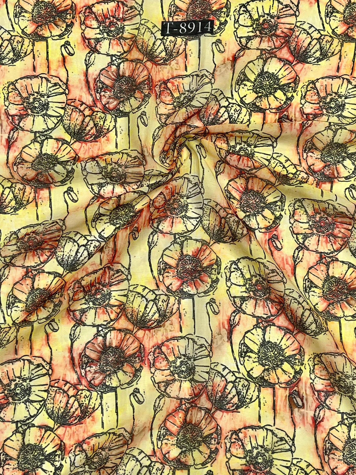 BLOSSOM PRINTS ON CHIFFON