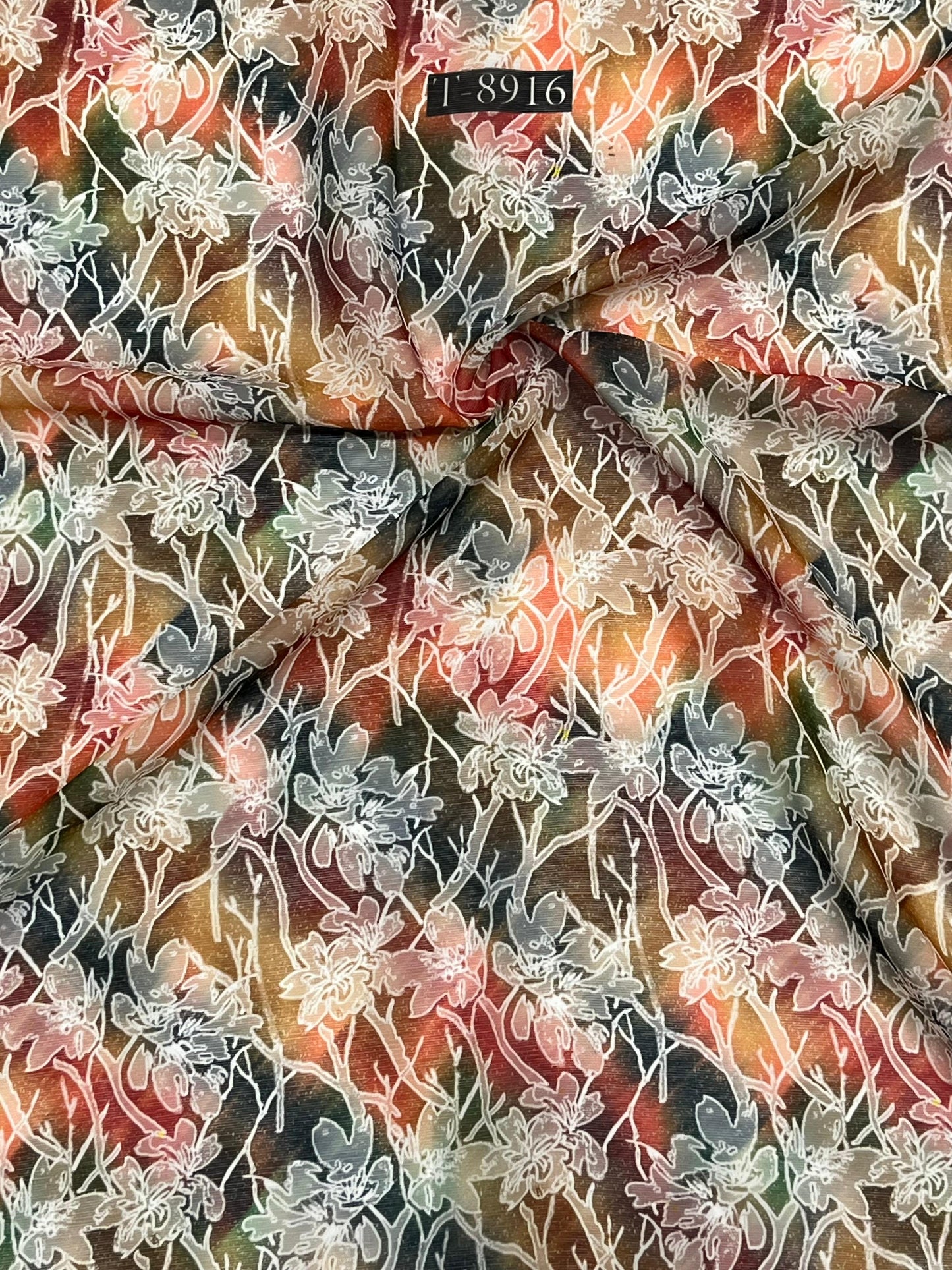 BLOSSOM PRINTS ON CHIFFON