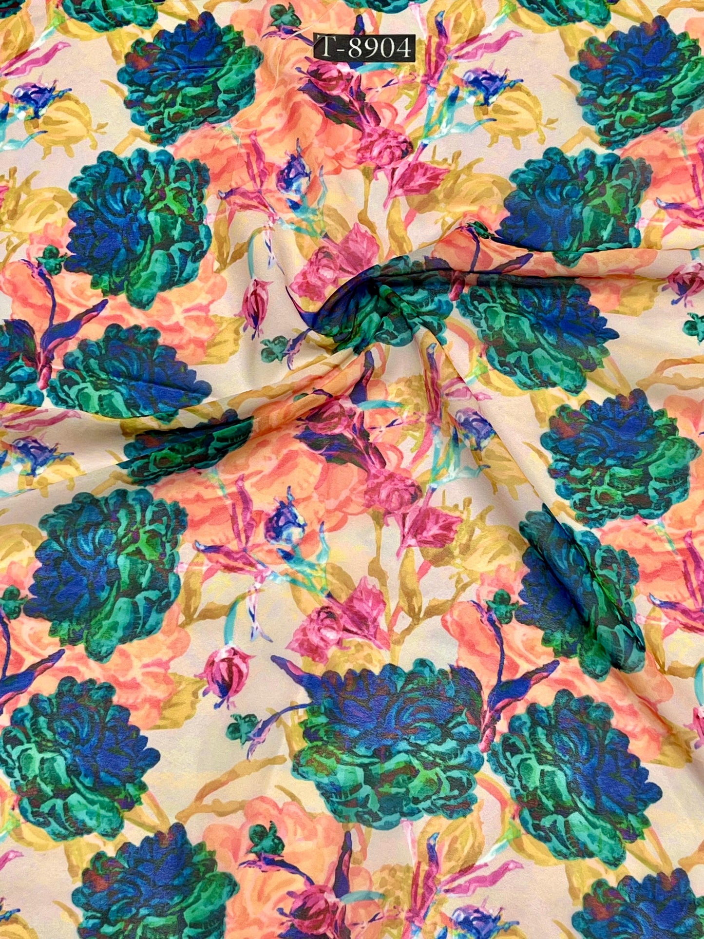 BLOSSOM PRINTS ON CHIFFON