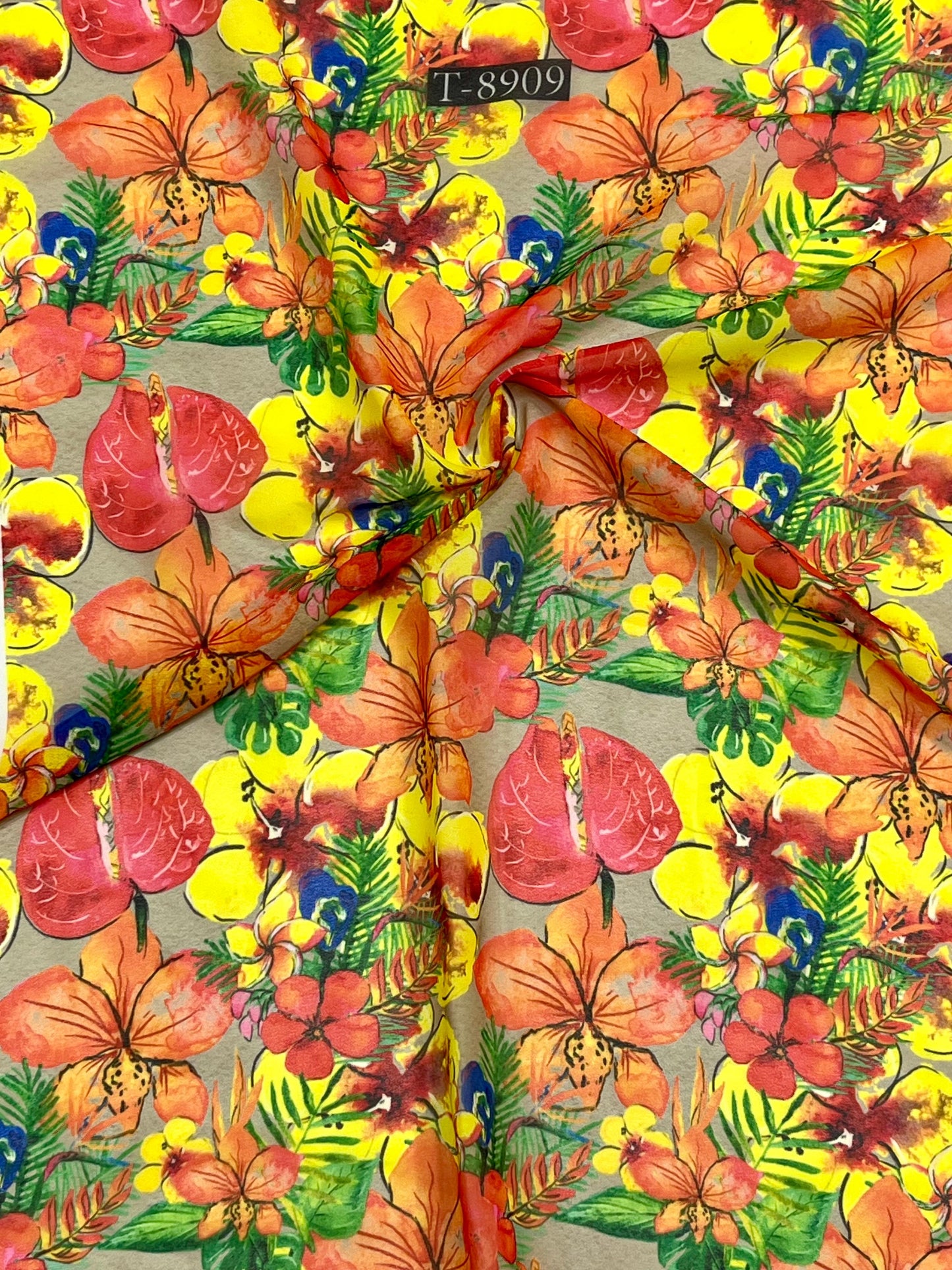 BLOSSOM PRINTS ON CHIFFON