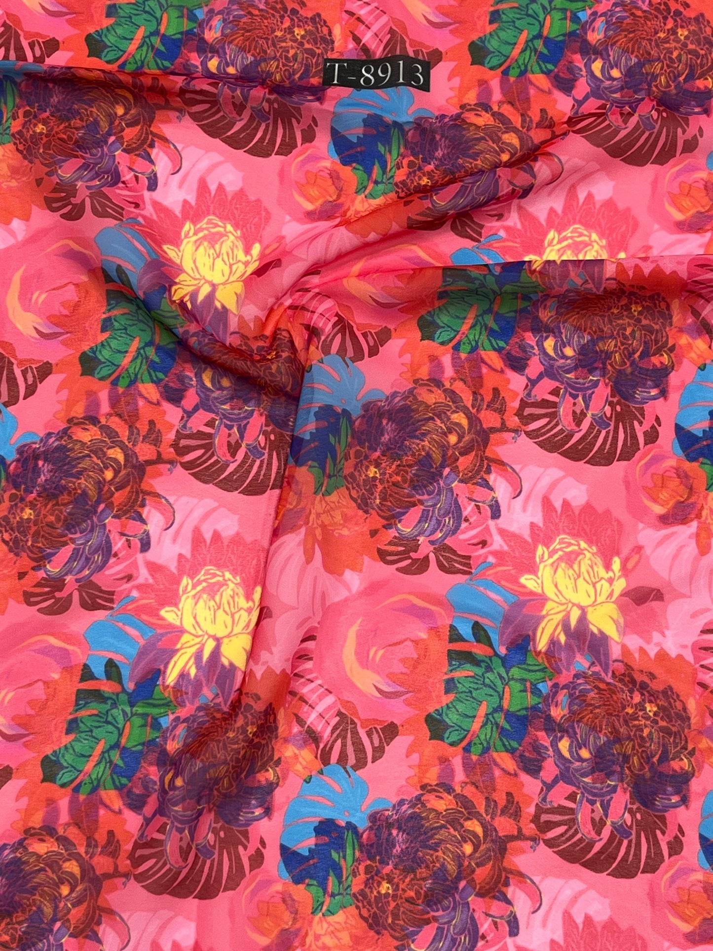 BLOSSOM PRINTS ON CHIFFON