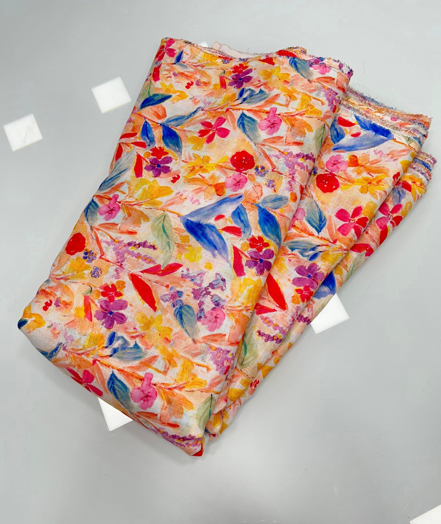 FLORAL PRINTS ON SWISS COTTON
