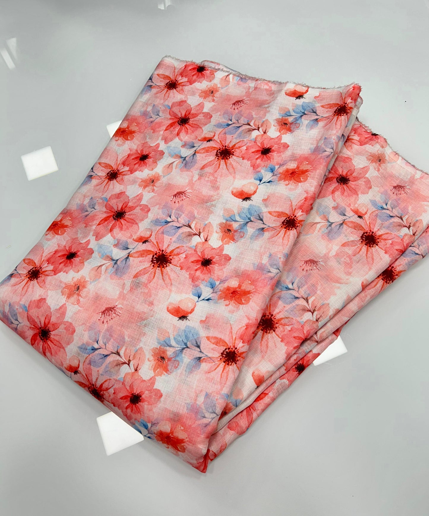 FLORAL PRINTS ON SWISS COTTON