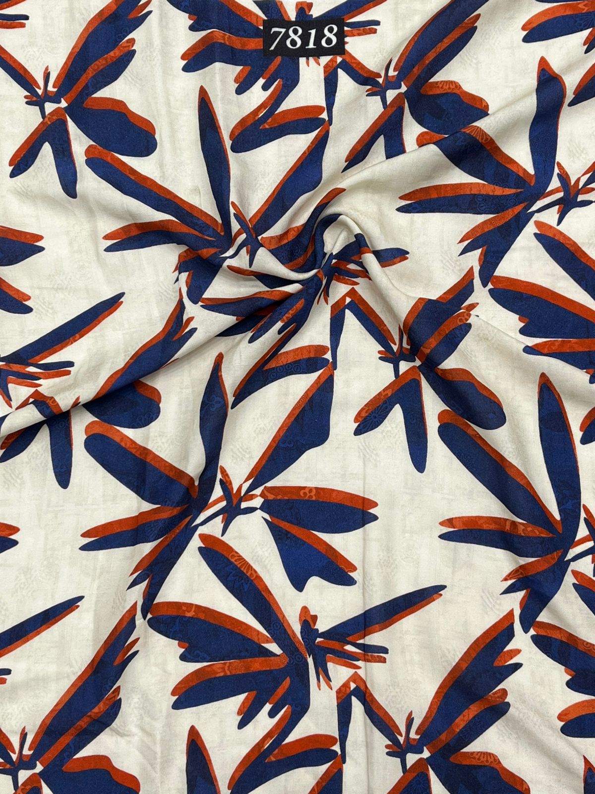 Abstract Prints On Pure Viscose Muslin