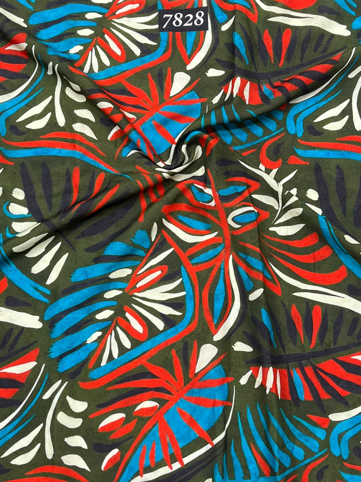 Abstract Prints On Pure Viscose Muslin
