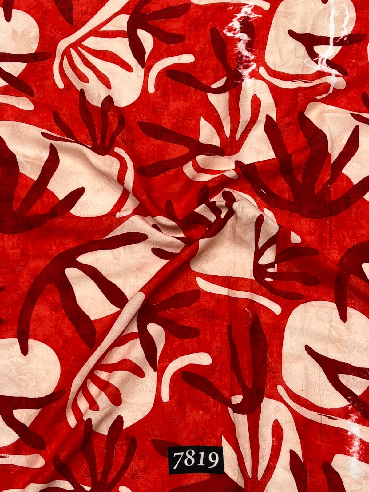 Abstract Prints On Pure Viscose Muslin