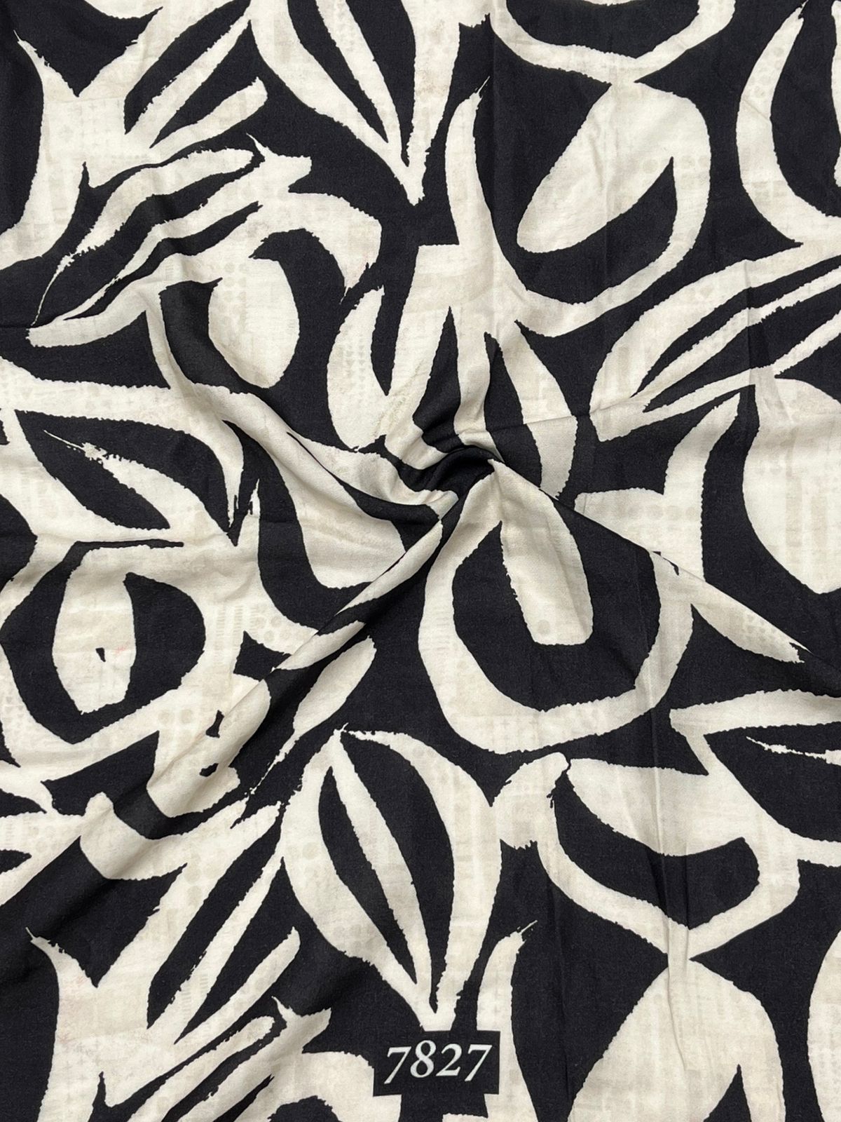 Abstract Prints On Pure Viscose Muslin