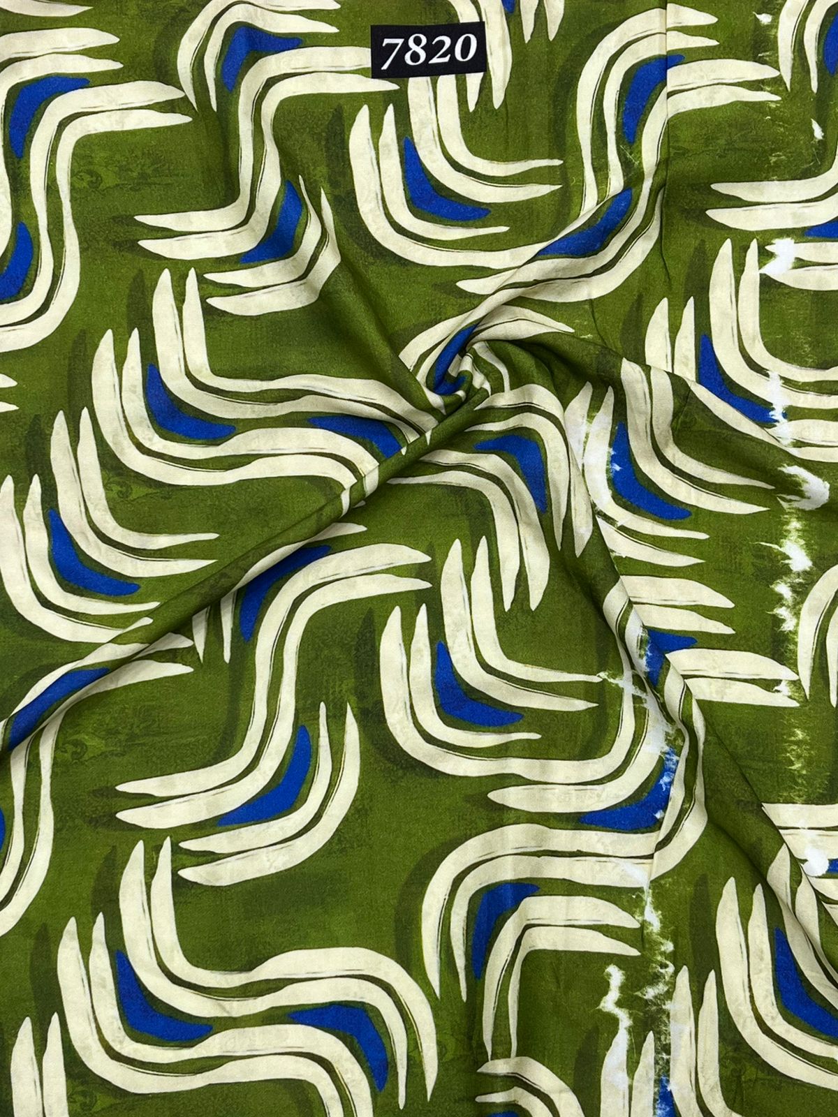 Abstract Prints On Pure Viscose Muslin