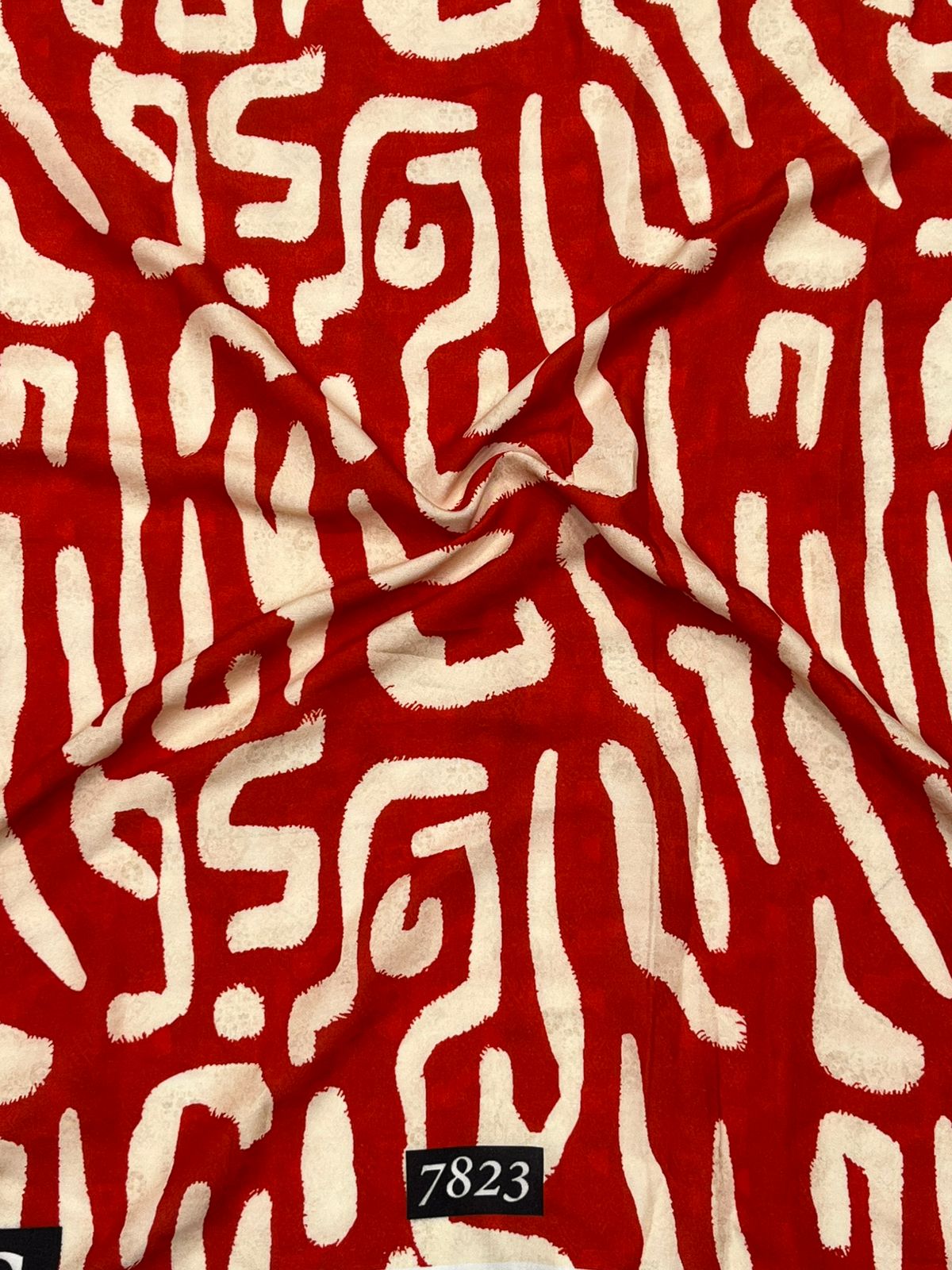 Abstract Prints On Pure Viscose Muslin