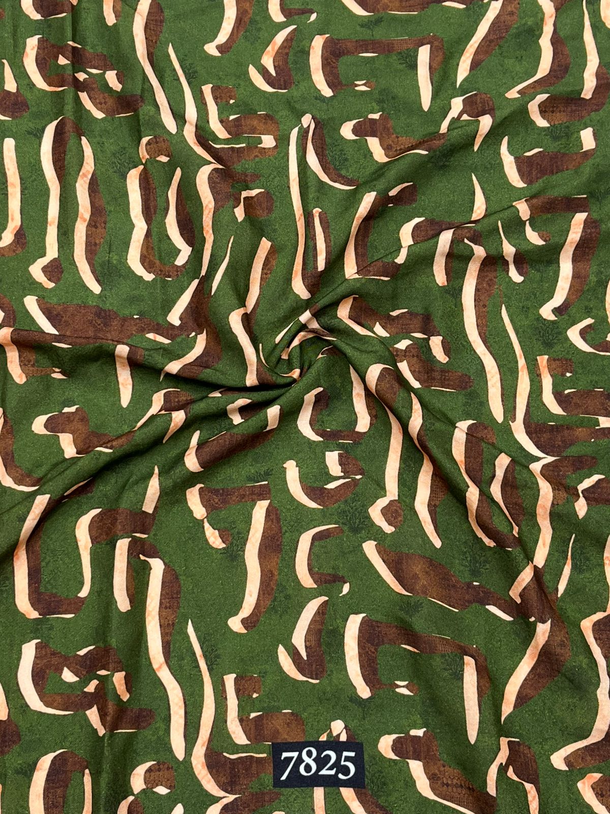 Abstract Prints On Pure Viscose Muslin